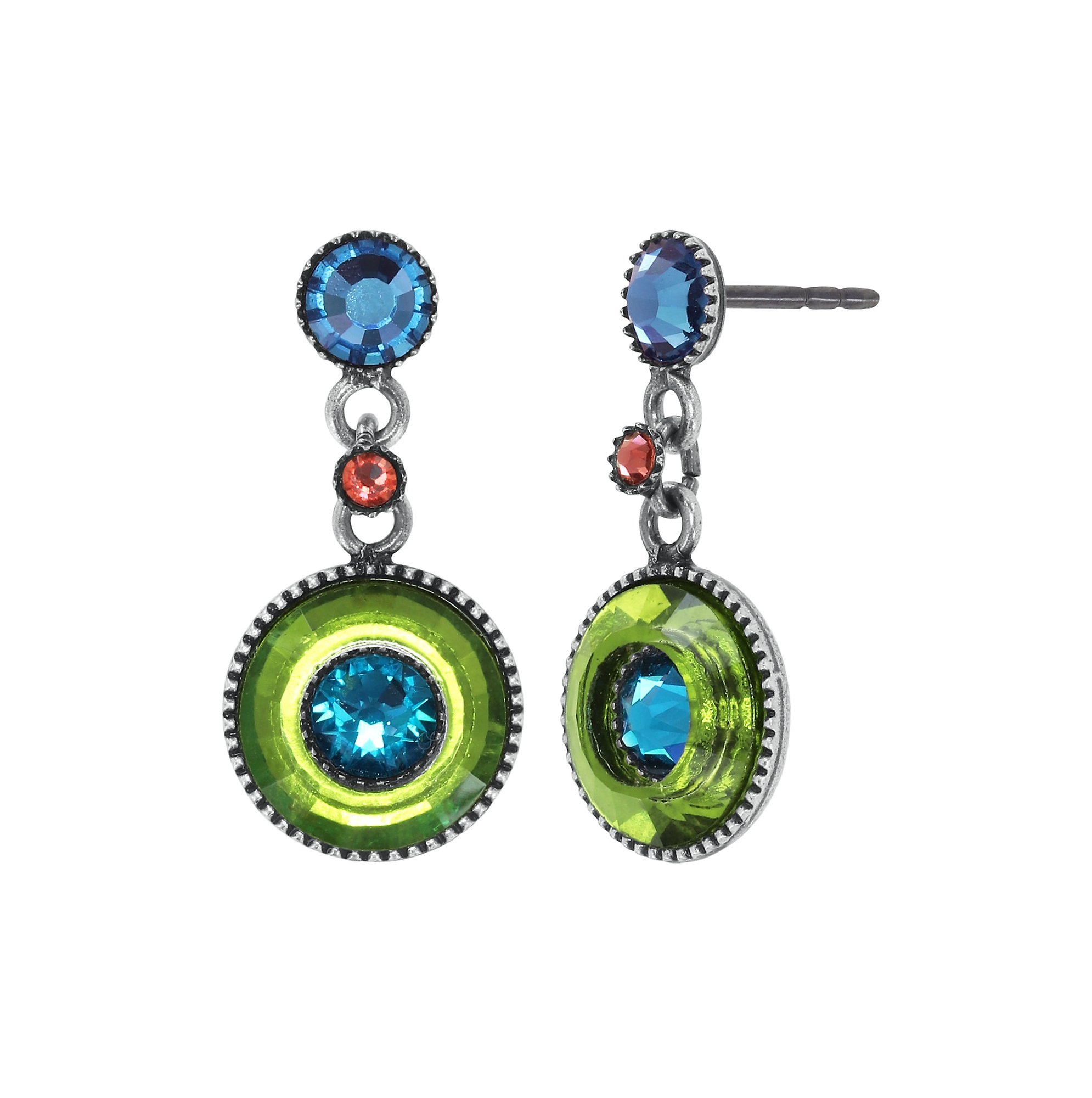 image for Earring stud dangling Donutissima Multi  