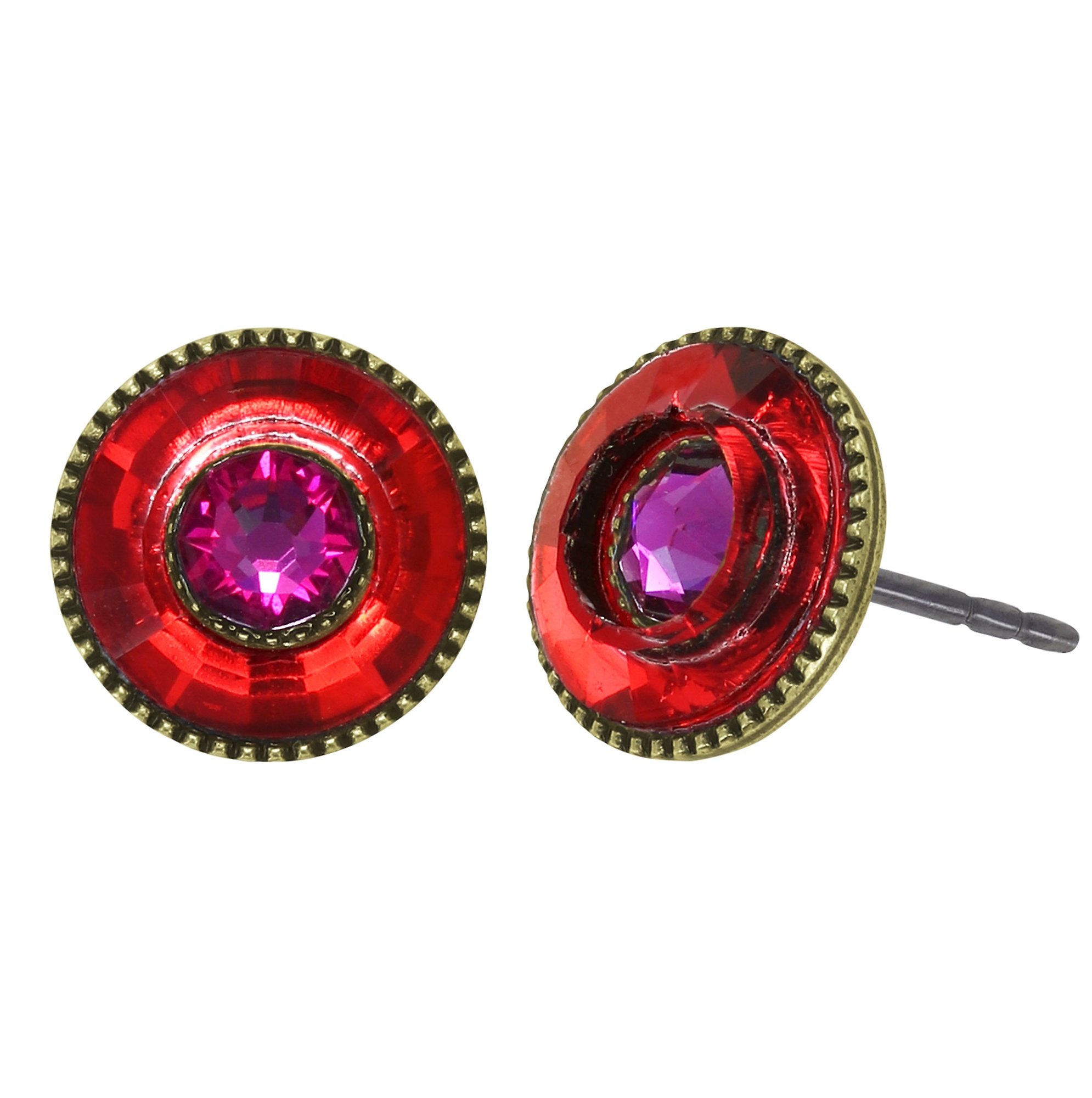image for Earring Stud Donutissima Red  