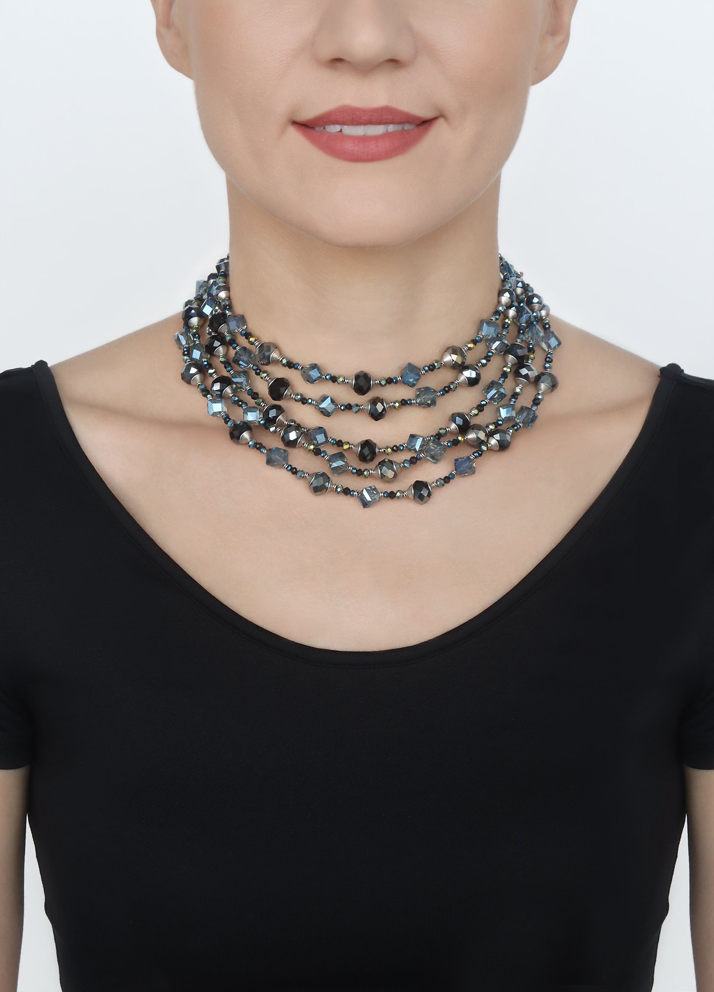 image for Necklace Indian Summer Black  