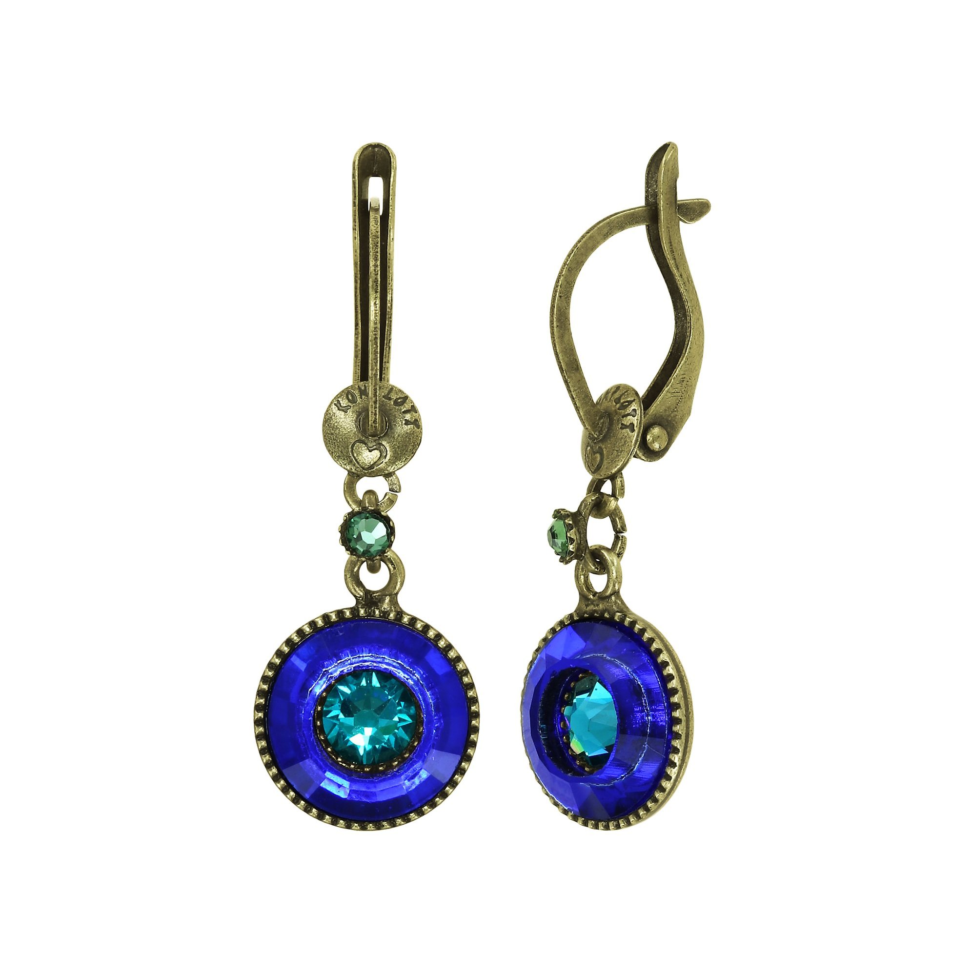 image for Earring Dangling Donutissima Blue  