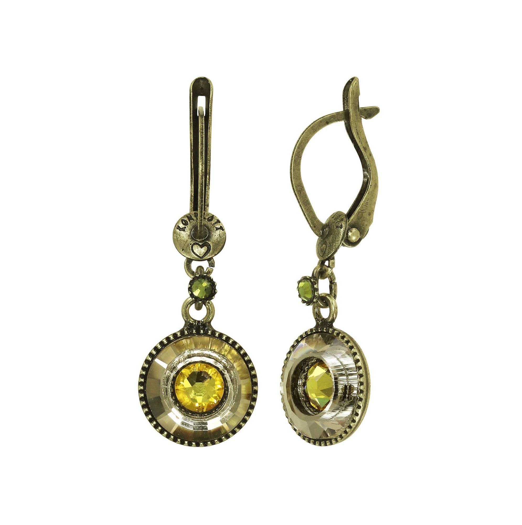 image for Earring Dangling Donutissima Yellow  