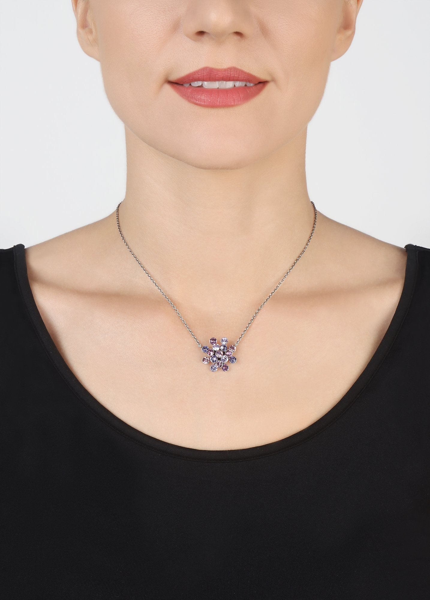 Bild für Halskette mit Anhänger Magic Fireball Lila  Classic Size (21mm Ø)