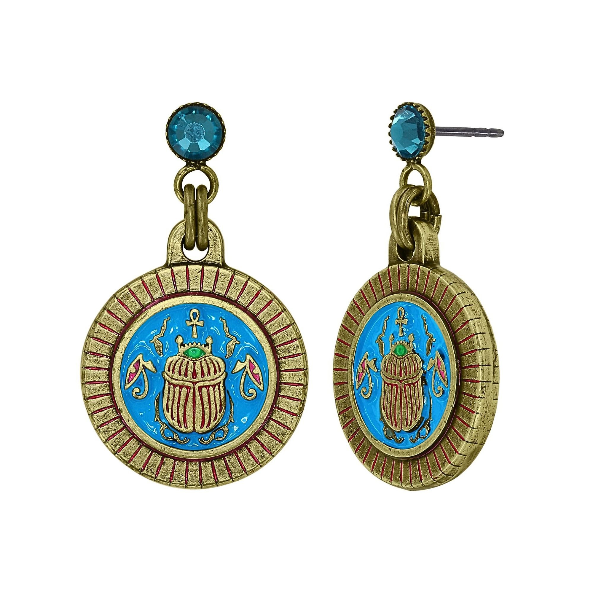 image pour Clou d'oreille pendant Medallion Multi  size S