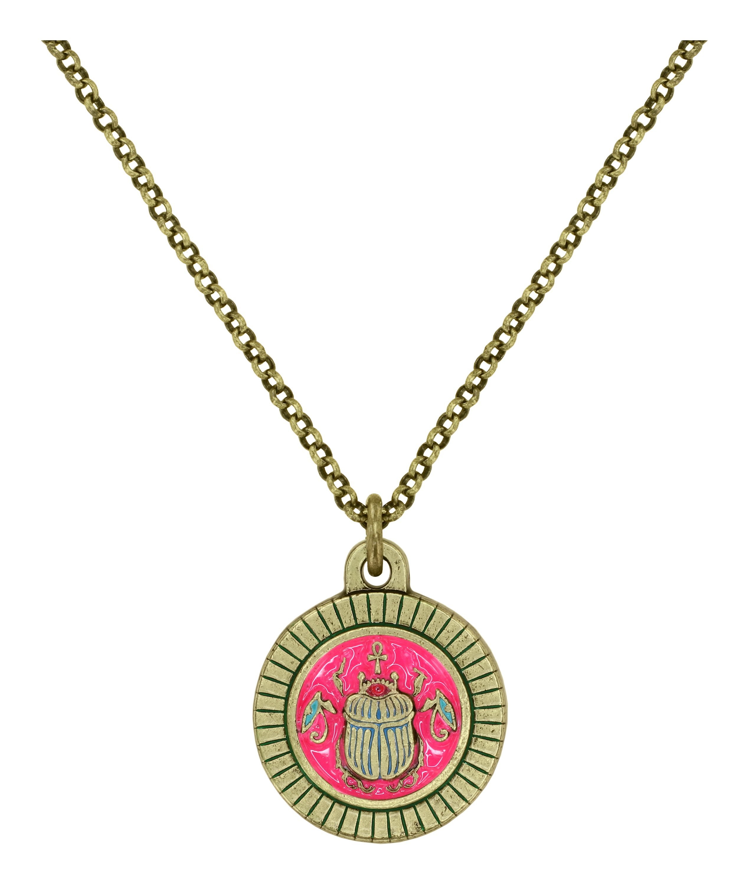 image for Necklace pendant Medallion Multi  size S