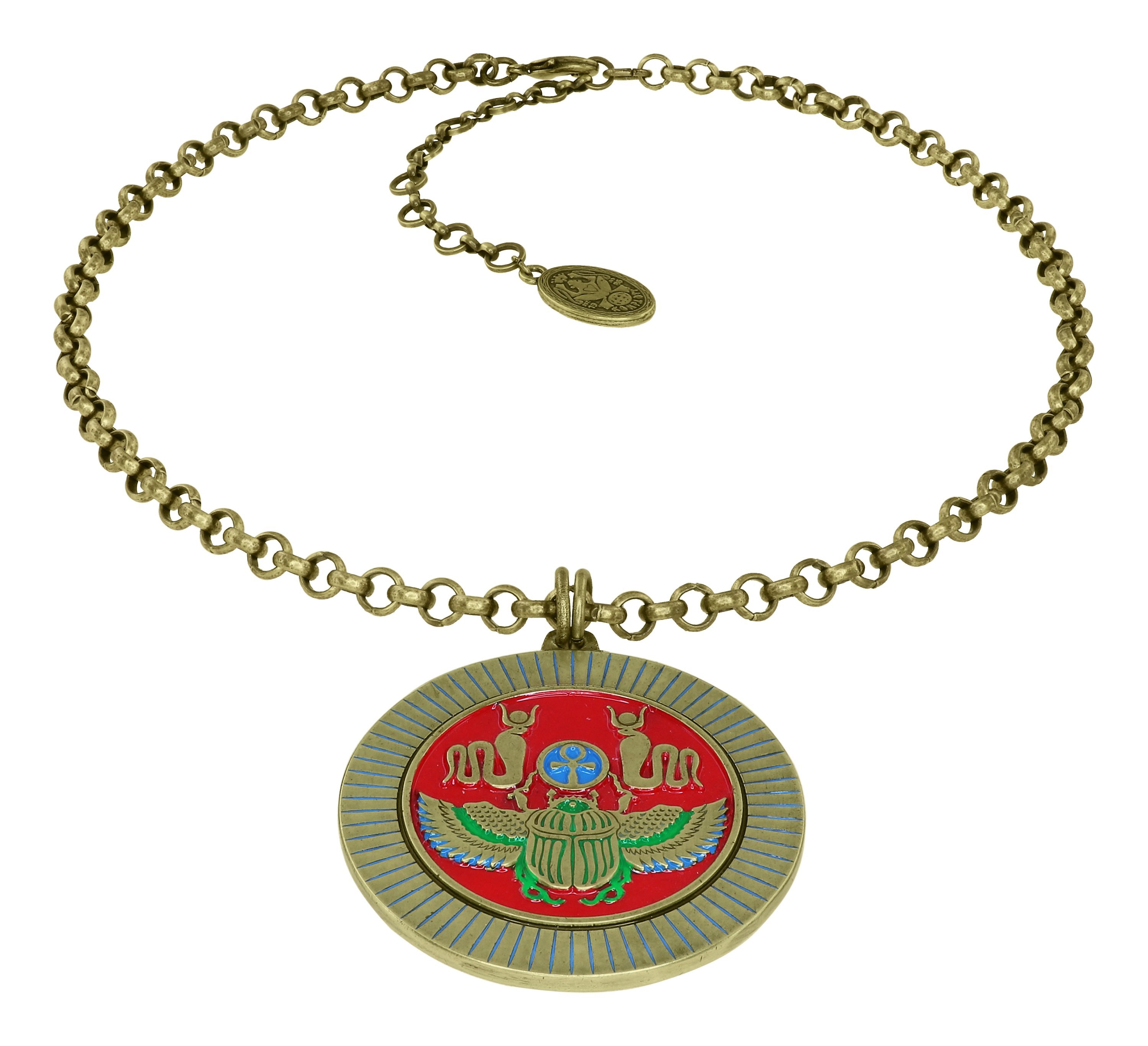 Bild für Halskette mit Anhänger Medallion Multi  Größe XL