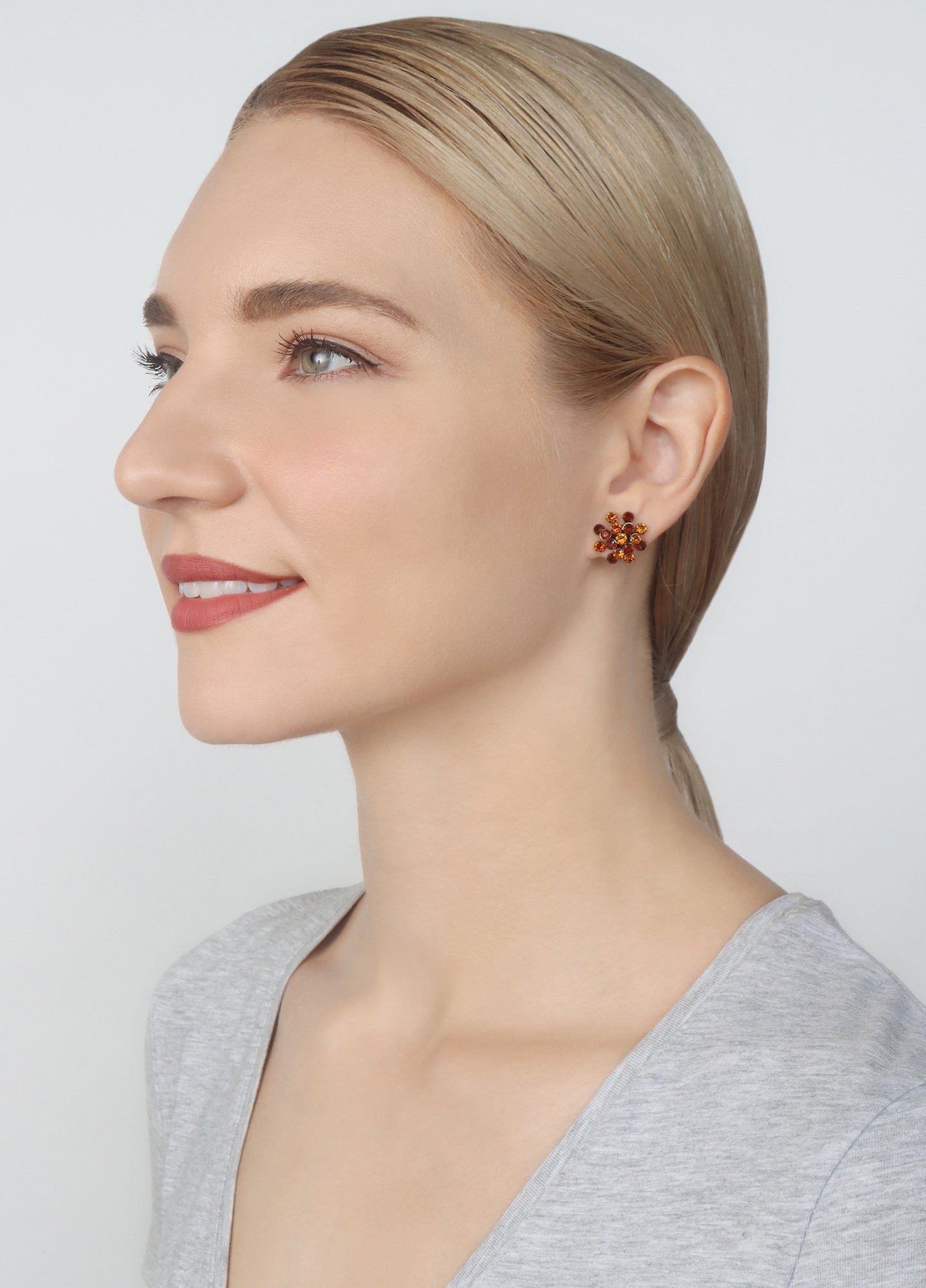 image pour Clou d'oreille Magic Fireball Marron  mini