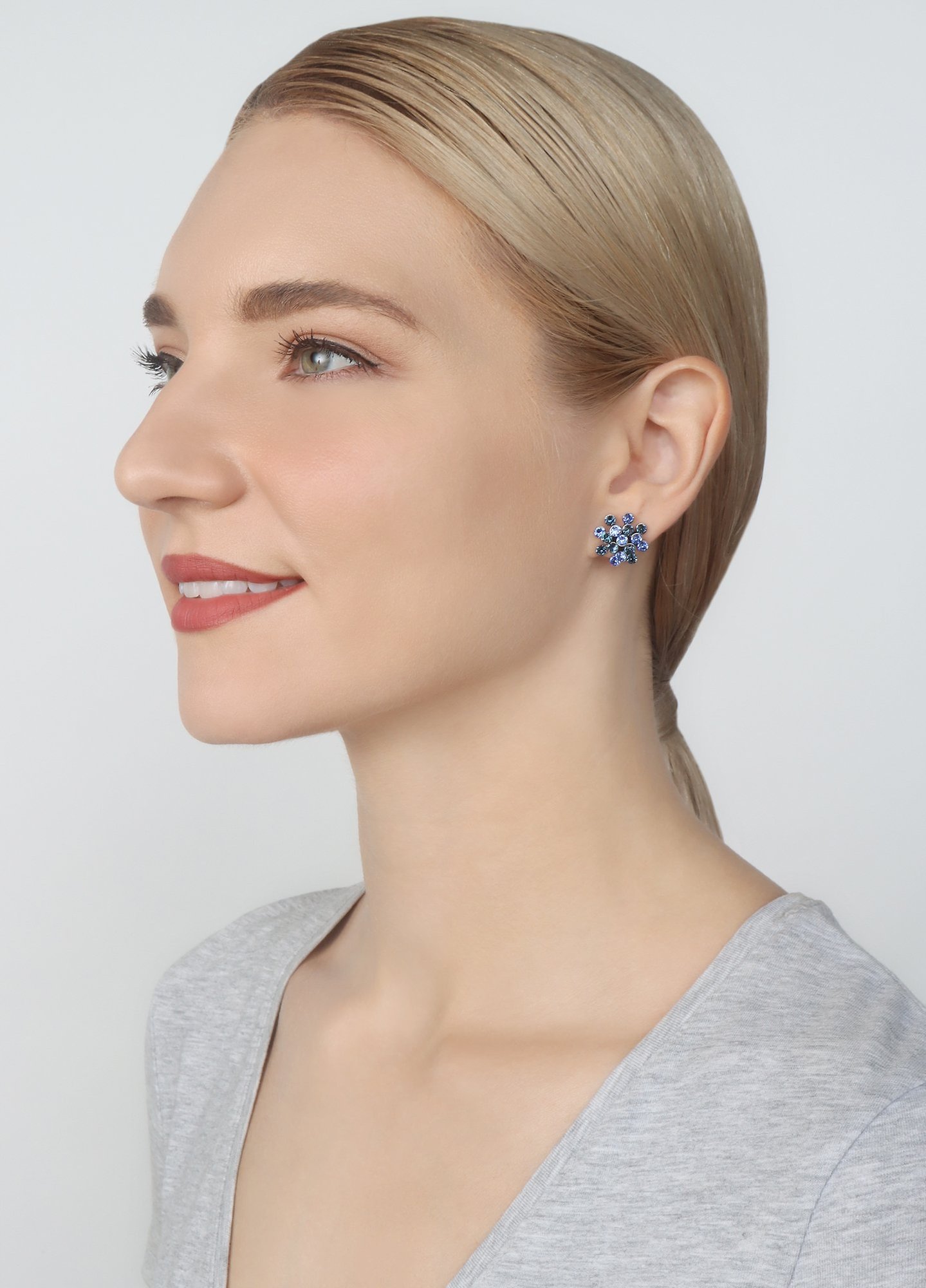 Bild für Ohrstecker Magic Fireball Dunkelblau  mini