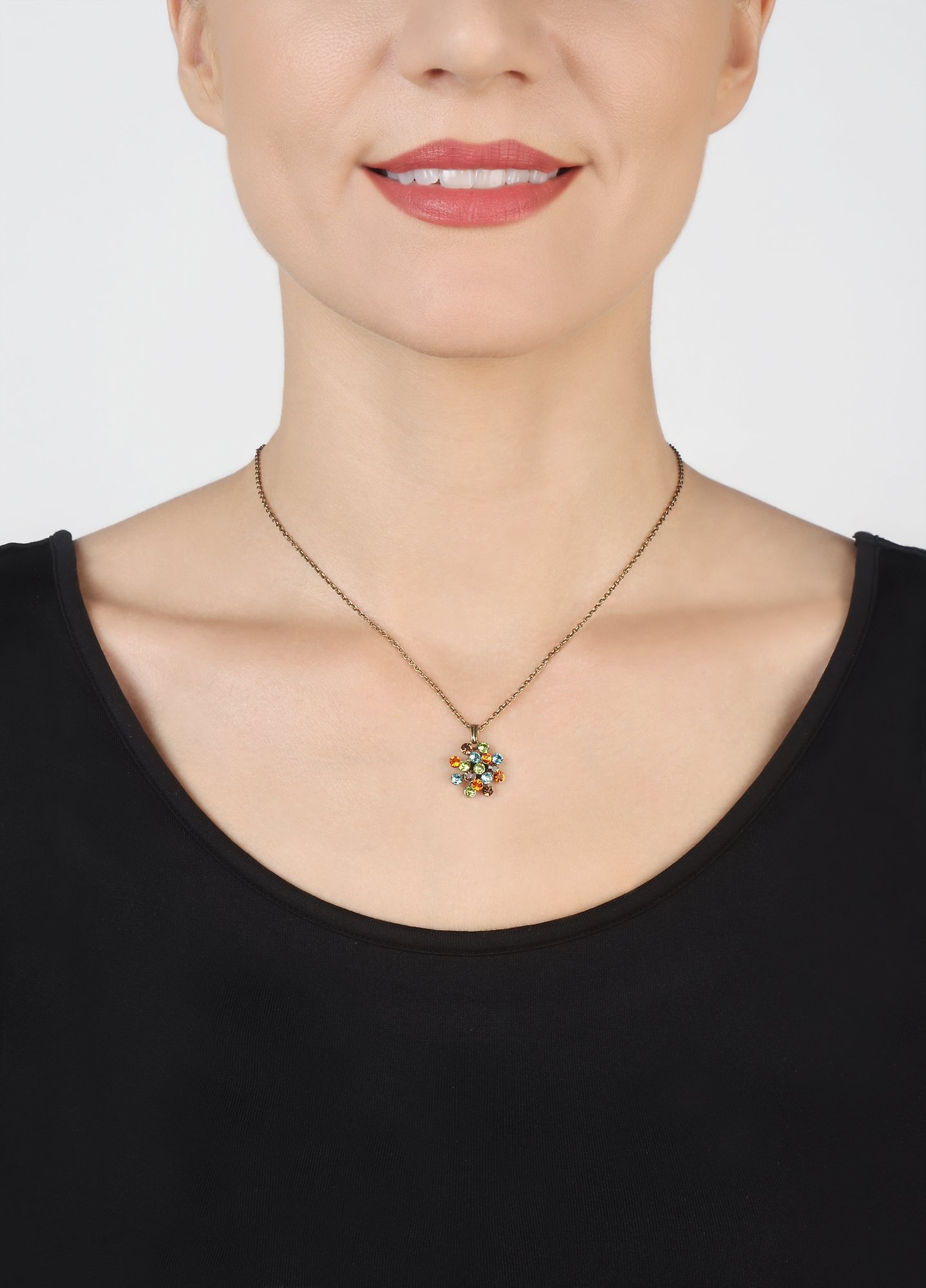 image for Necklace Pendant Magic Fireball Multi  mini