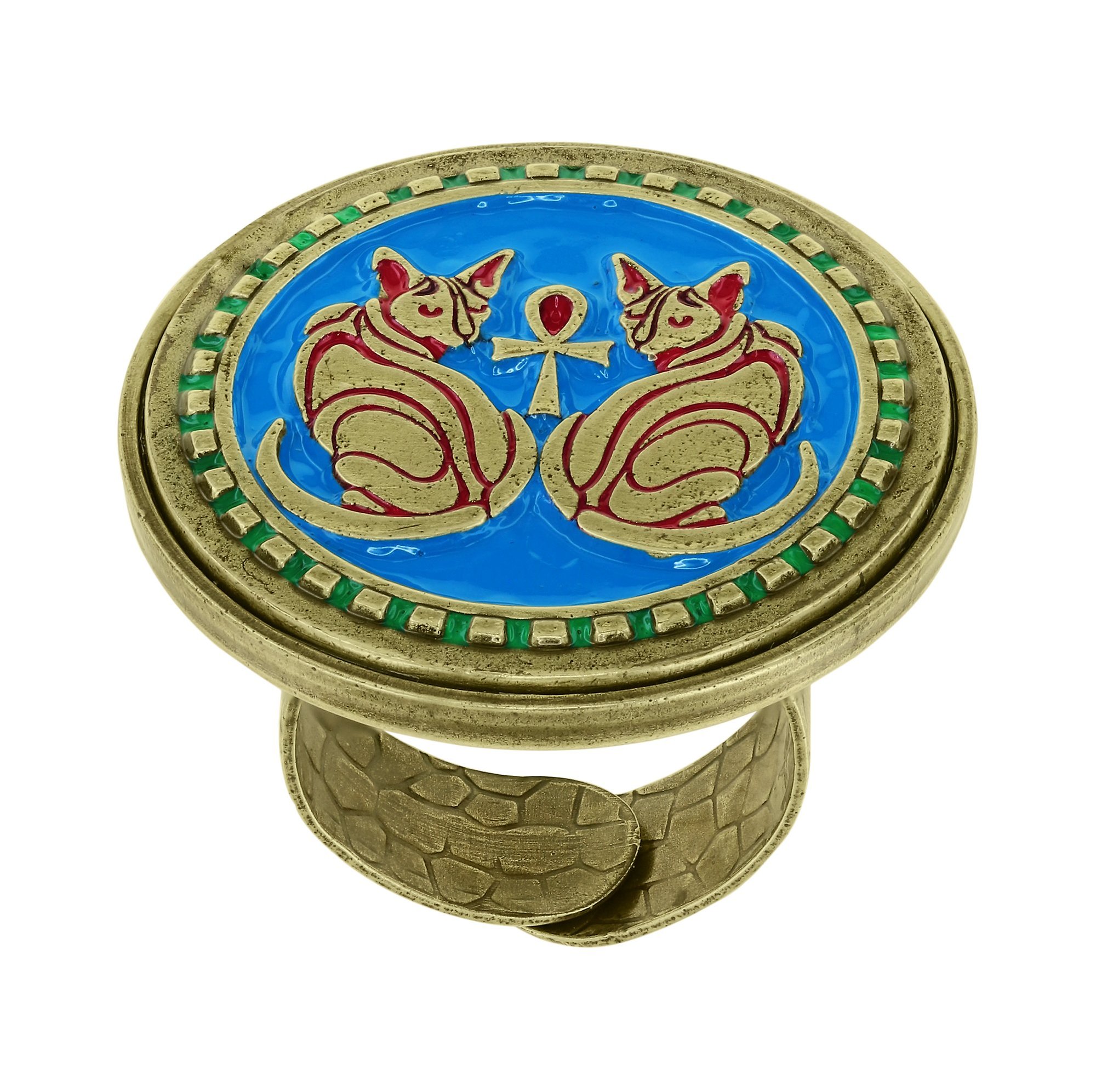 Bild für Ring Medallion Multi  Größe M