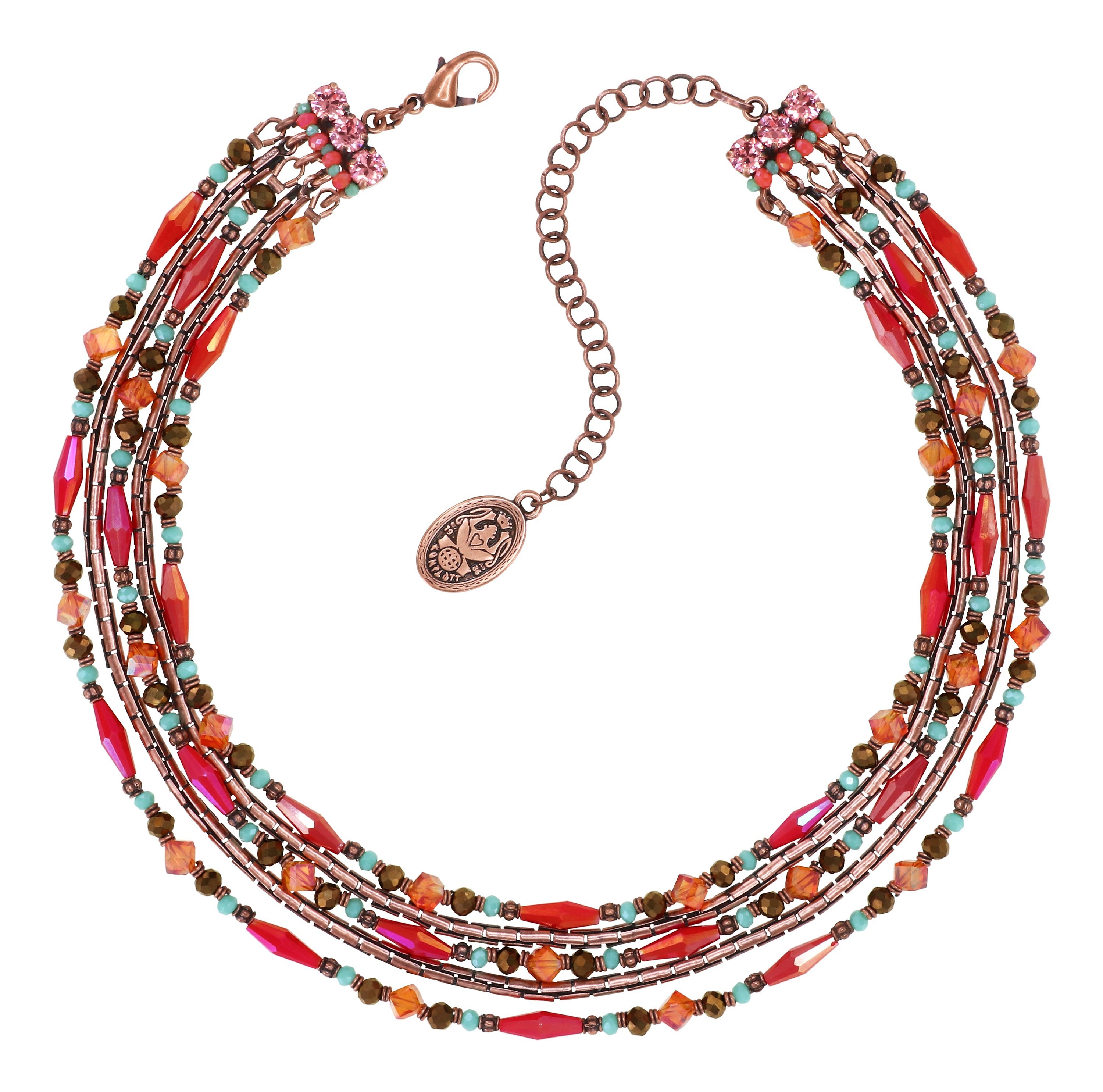 image pour Collier Indian Summer Orange  