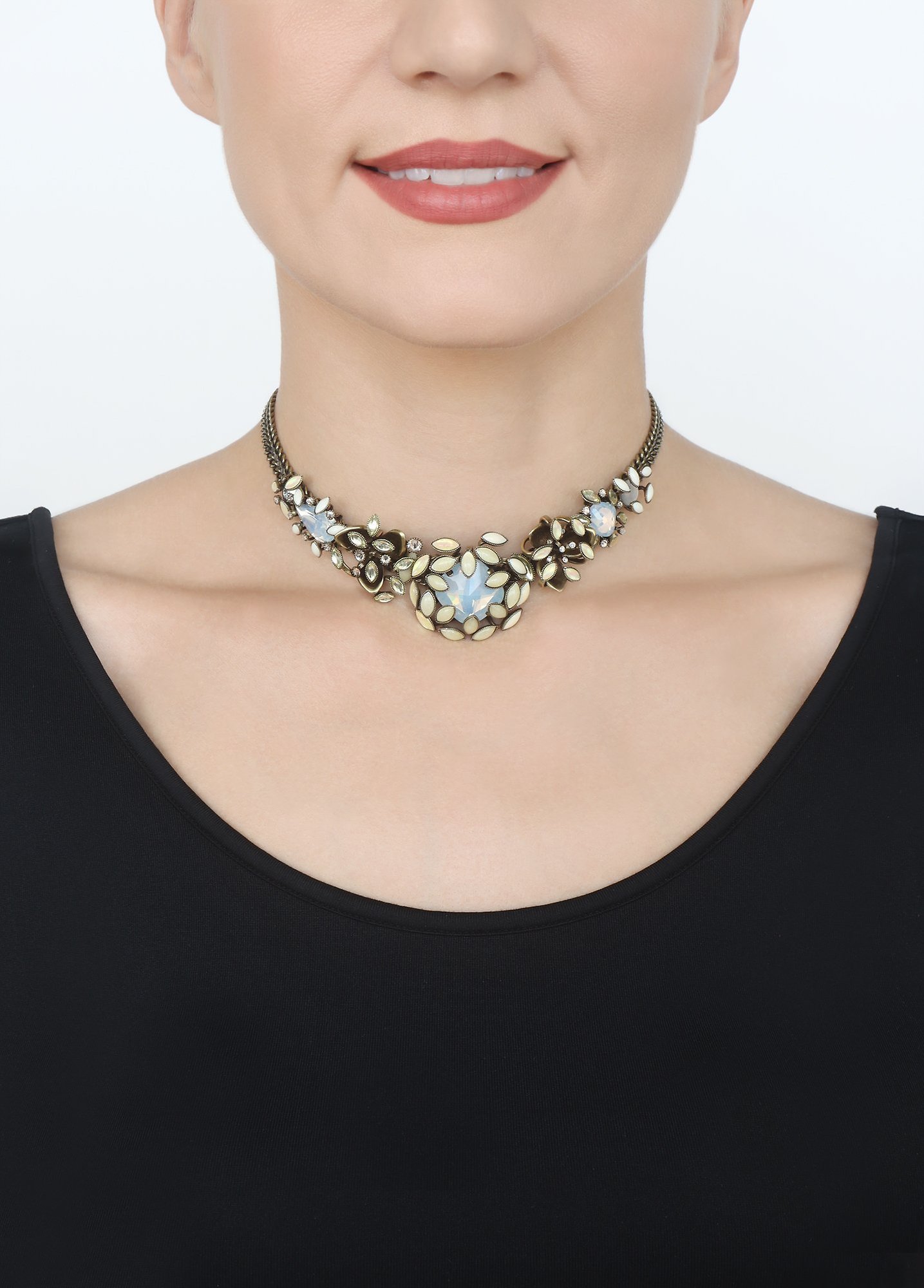 image pour Collier Alien Anemone Blanc  