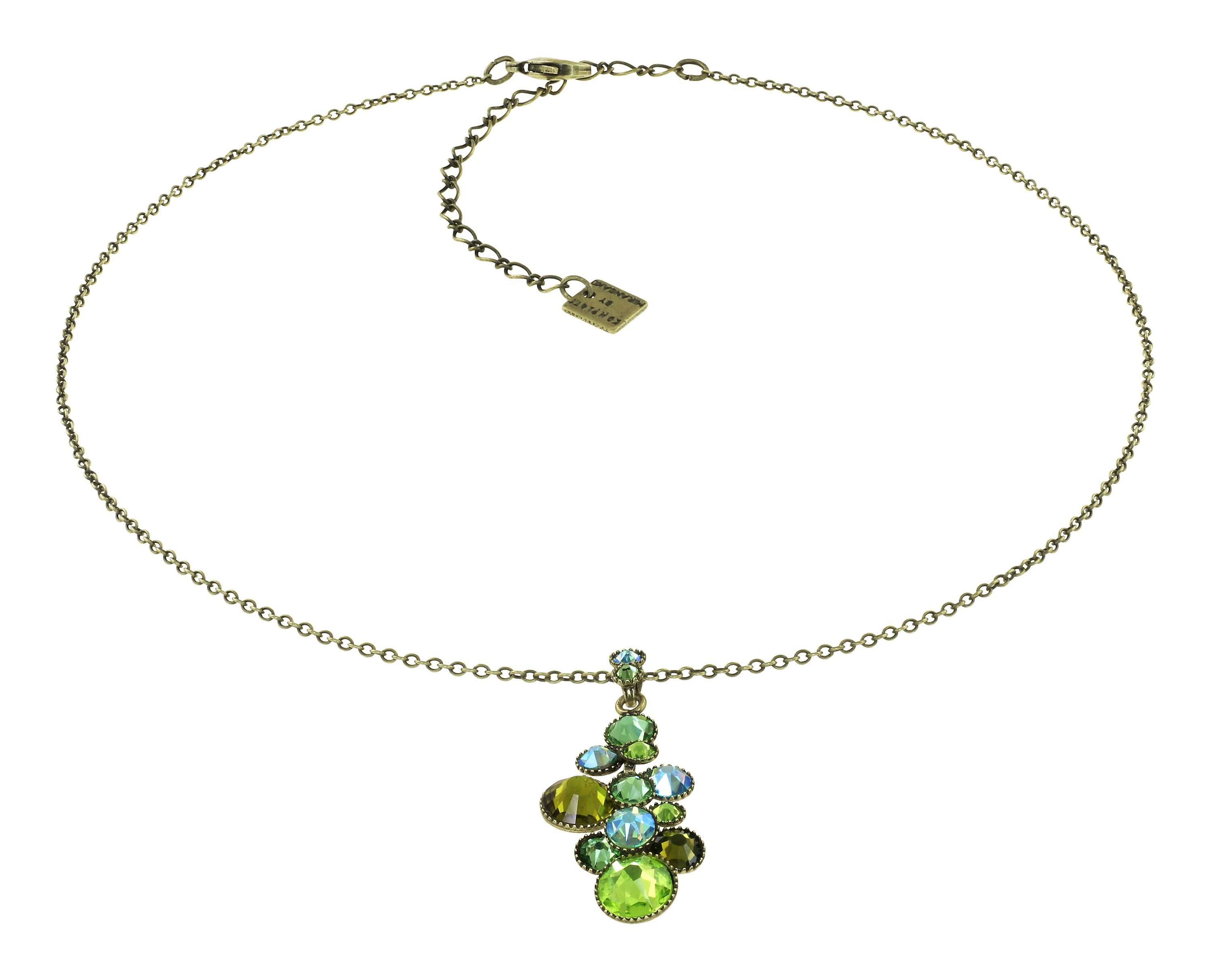 image pour Collier pendant Water Cascade Vert  