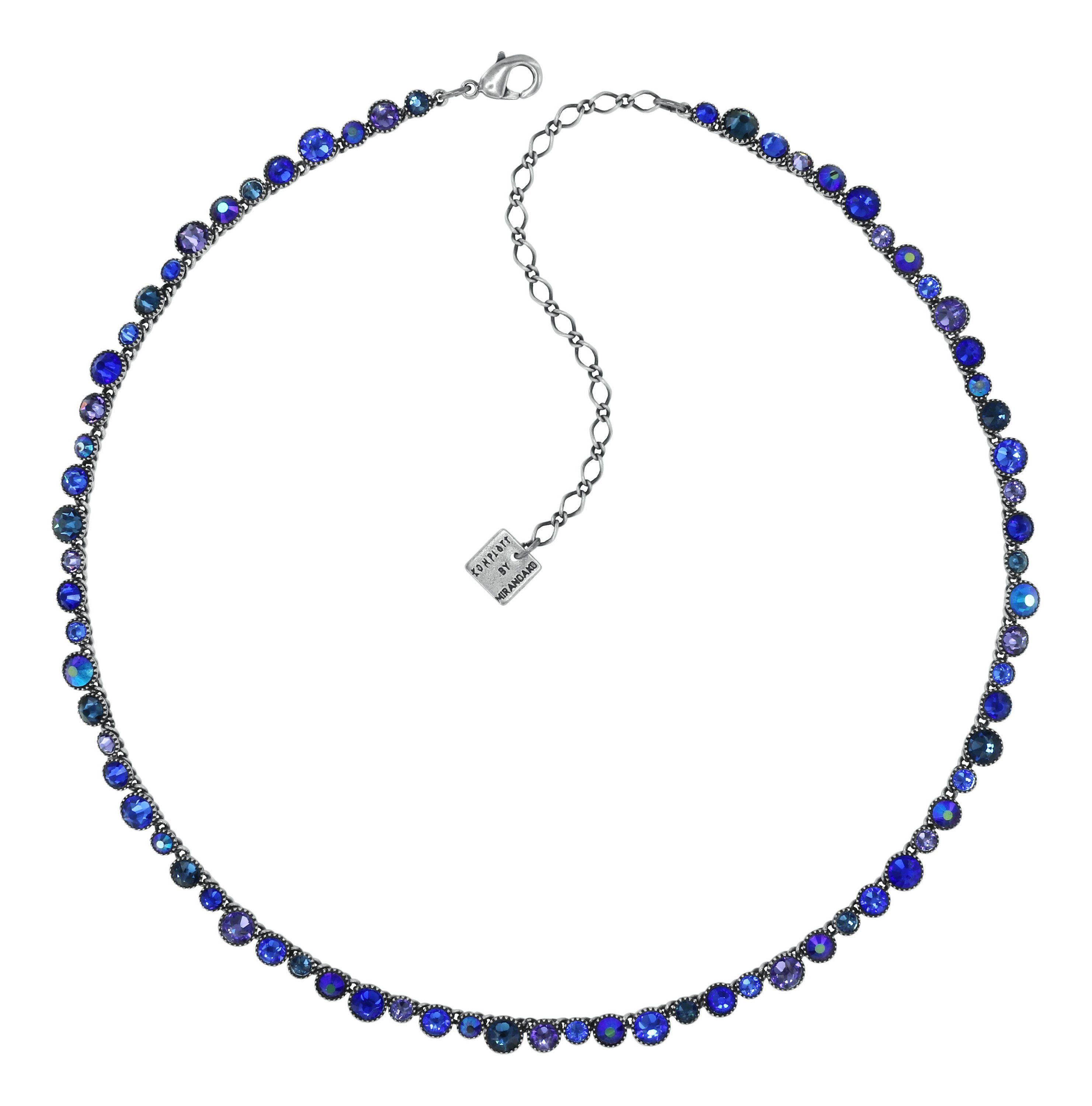image pour Collier Water Cascade Bleu Foncé  