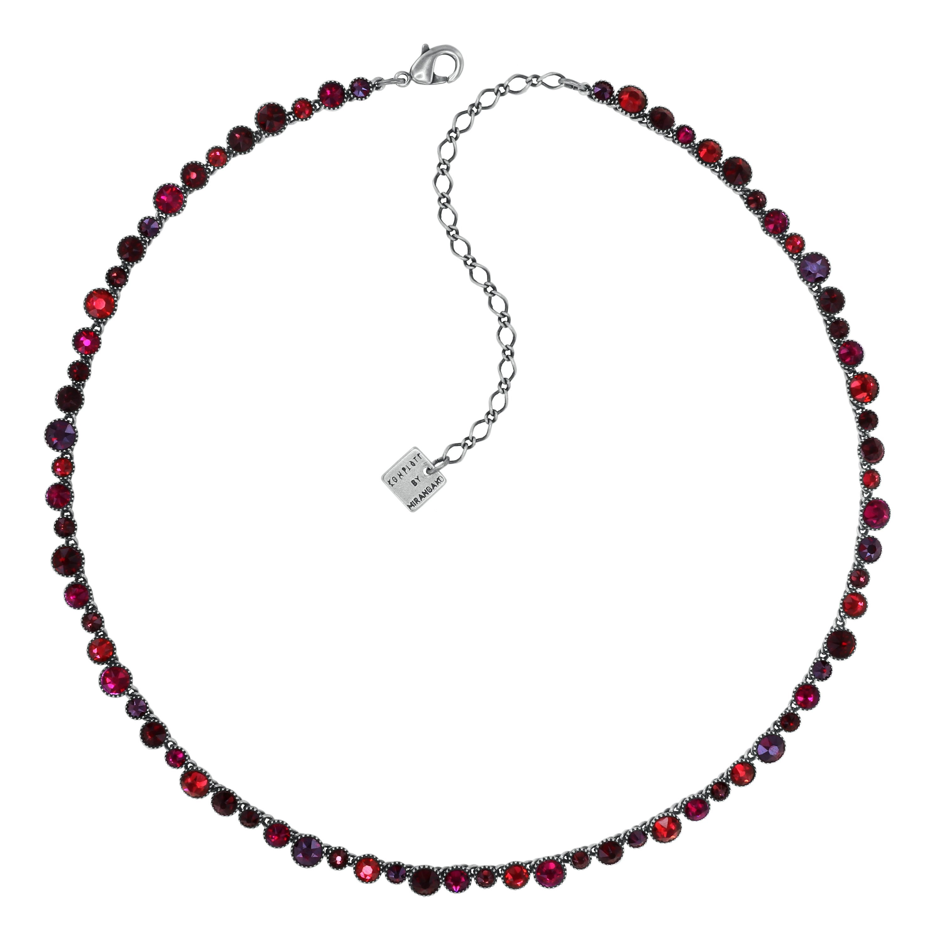 image pour Collier Water Cascade Rouge  