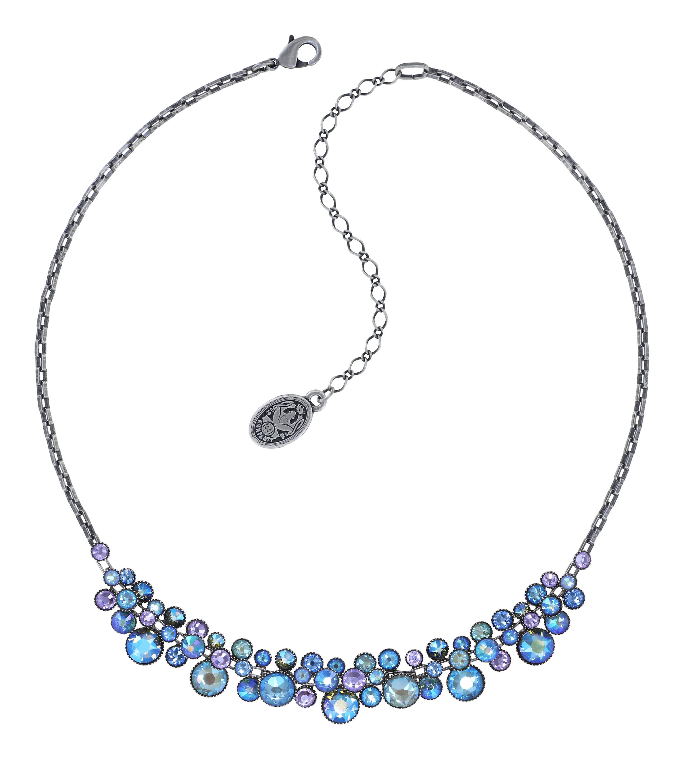 image for Necklace Water Cascade Blue / Lila  