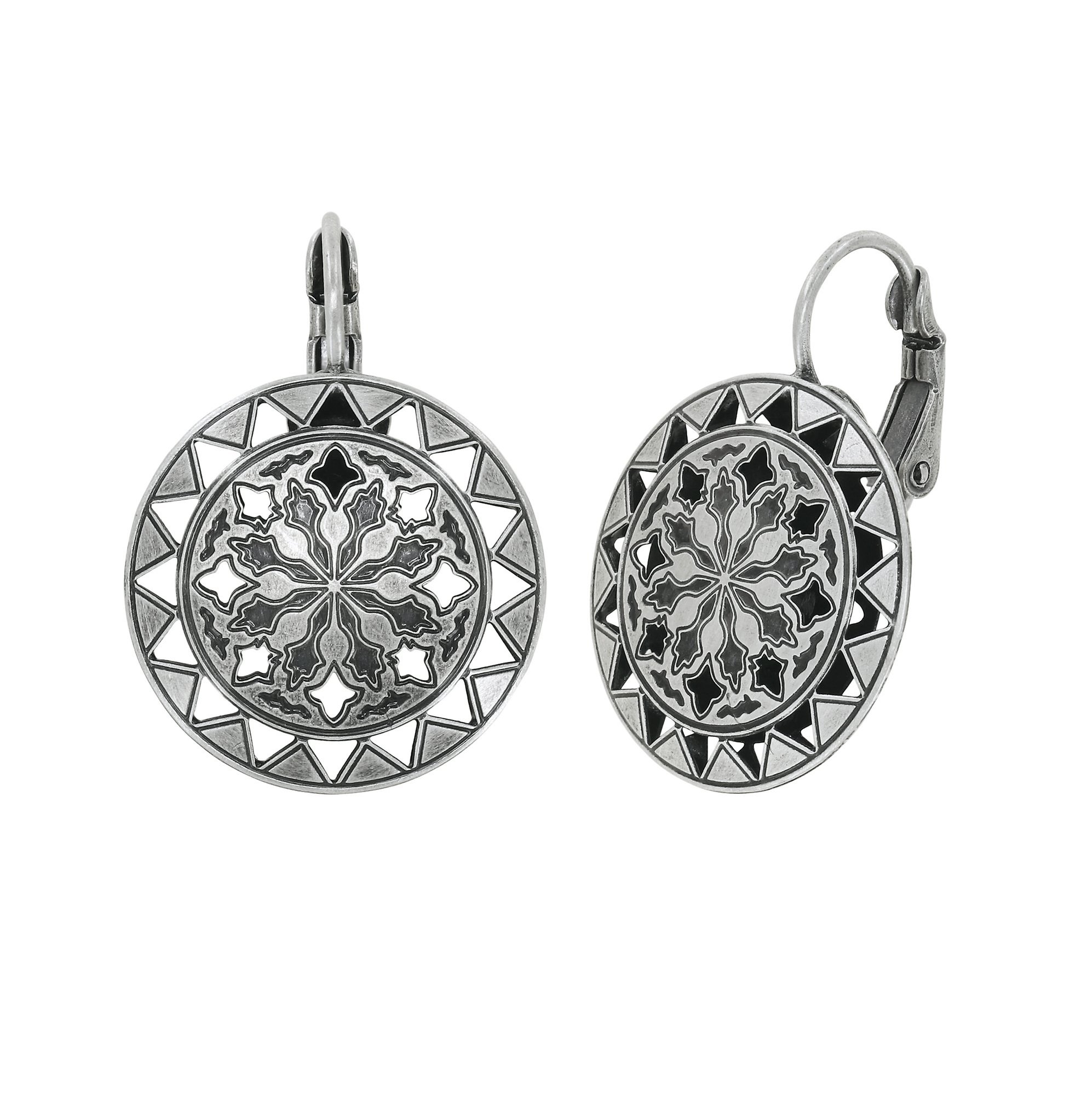 image for Earring Eurowire Shades of Light Silver  size M