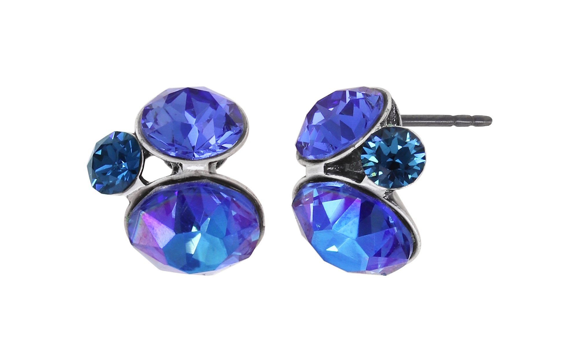 image for Earring Stud Disco Star Blue  