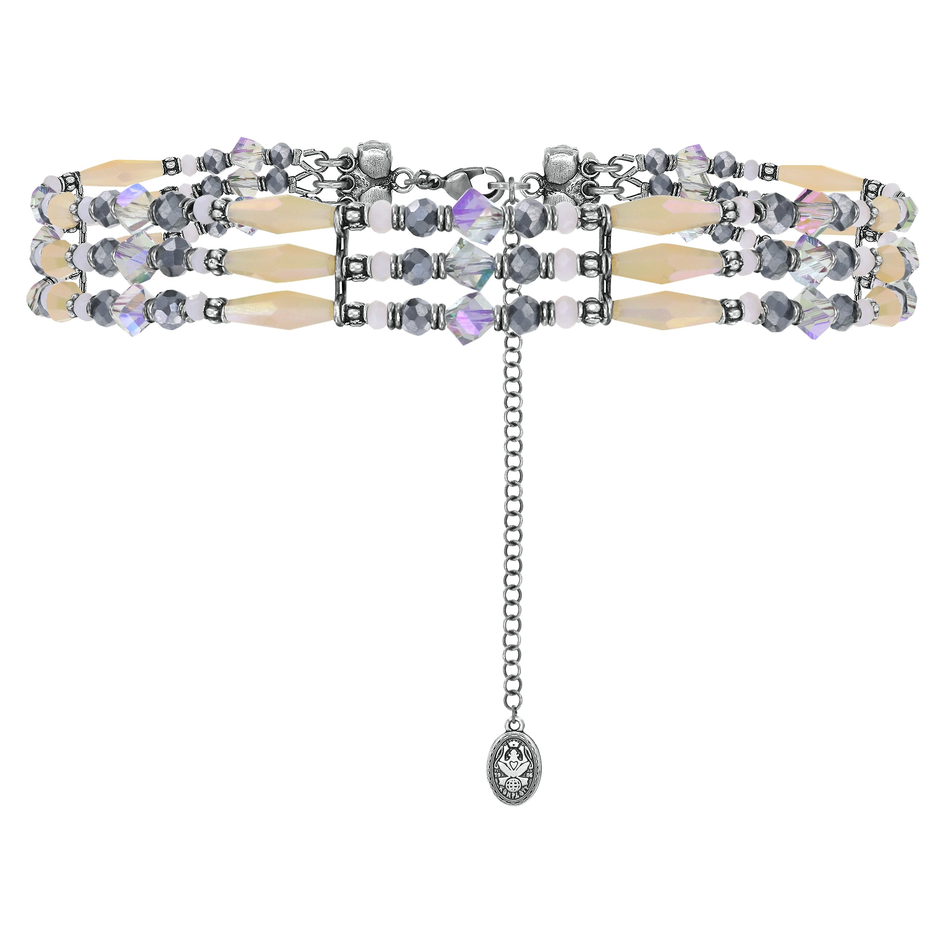 Bild für Choker Collier Indian Summer Weiß  