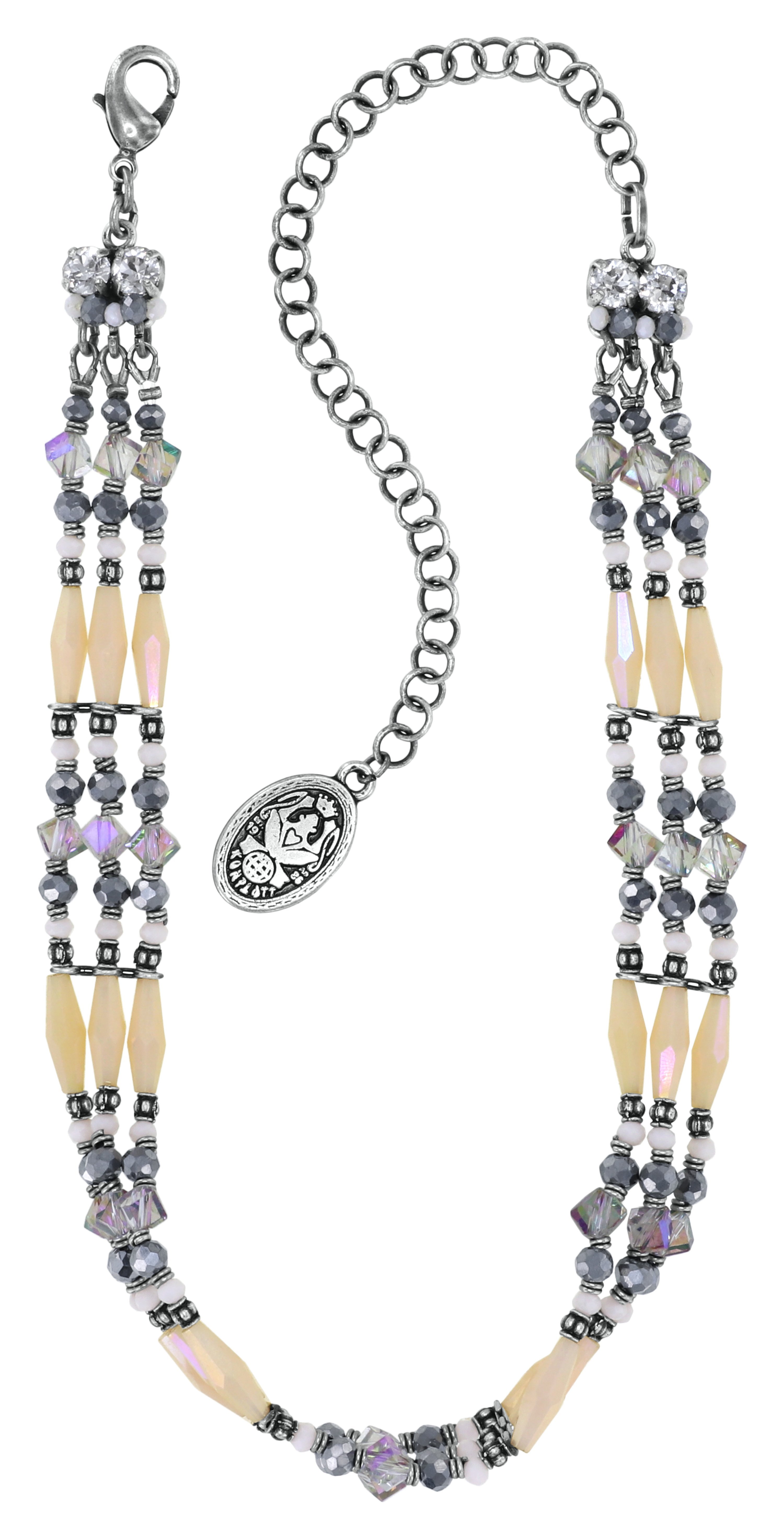 Bild für Choker Collier Indian Summer Weiß  