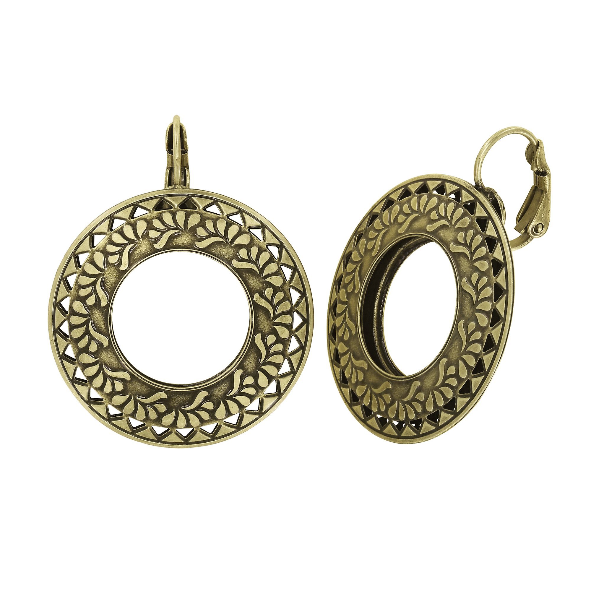 image for Earring eurowire Shades of Light Brass  size L