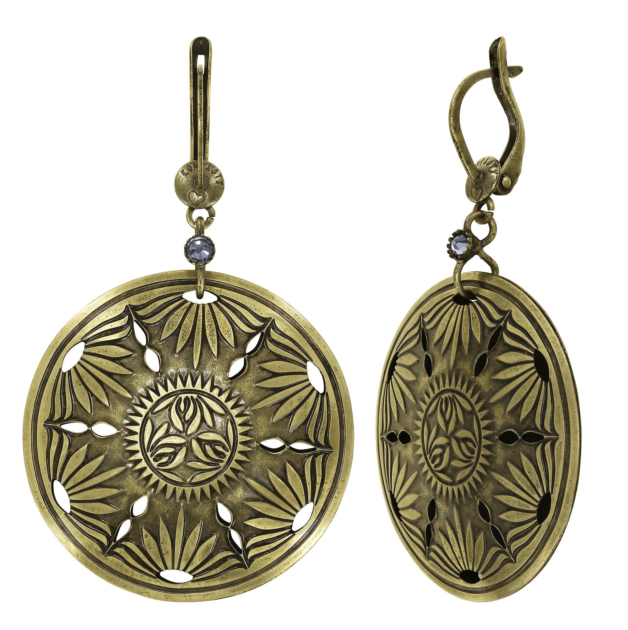 image pour Boucles d'oreilles pendantes Shades of Light Laiton  size XL