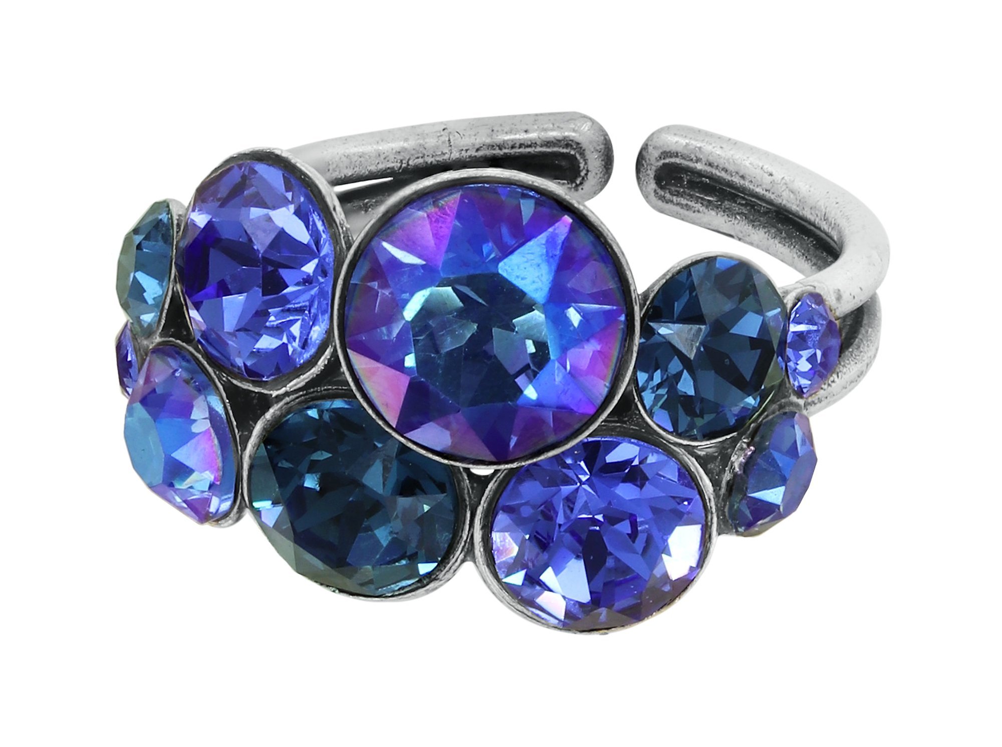 Bild für Ring Petit Glamour Blau  