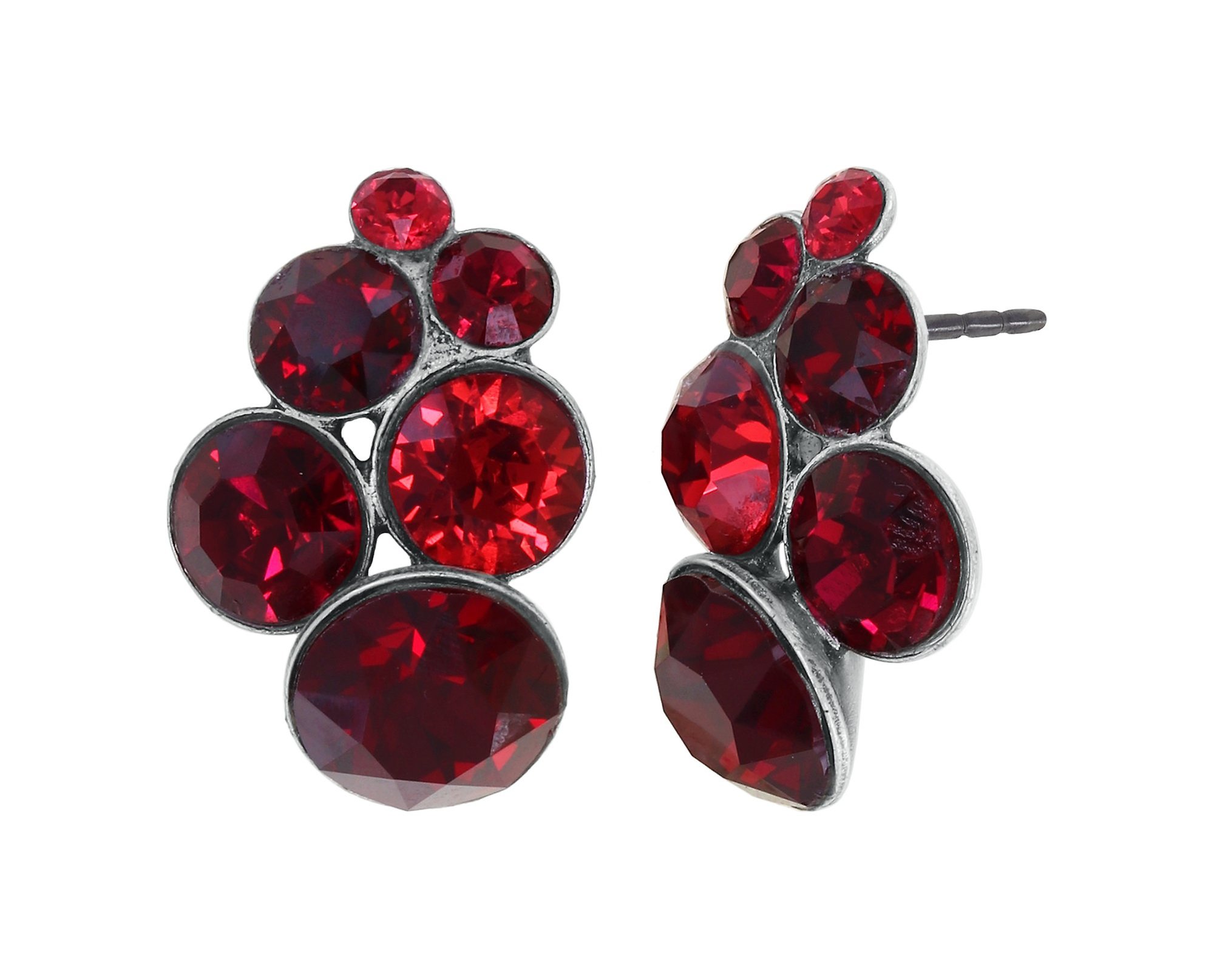 image pour Clou d'oreille Petit Glamour Rouge  