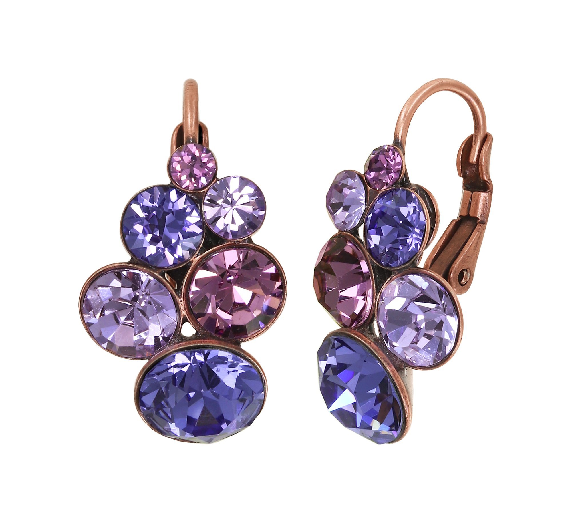 image pour Boucles d'oreilles Eurowire Petit Glamour Lila  