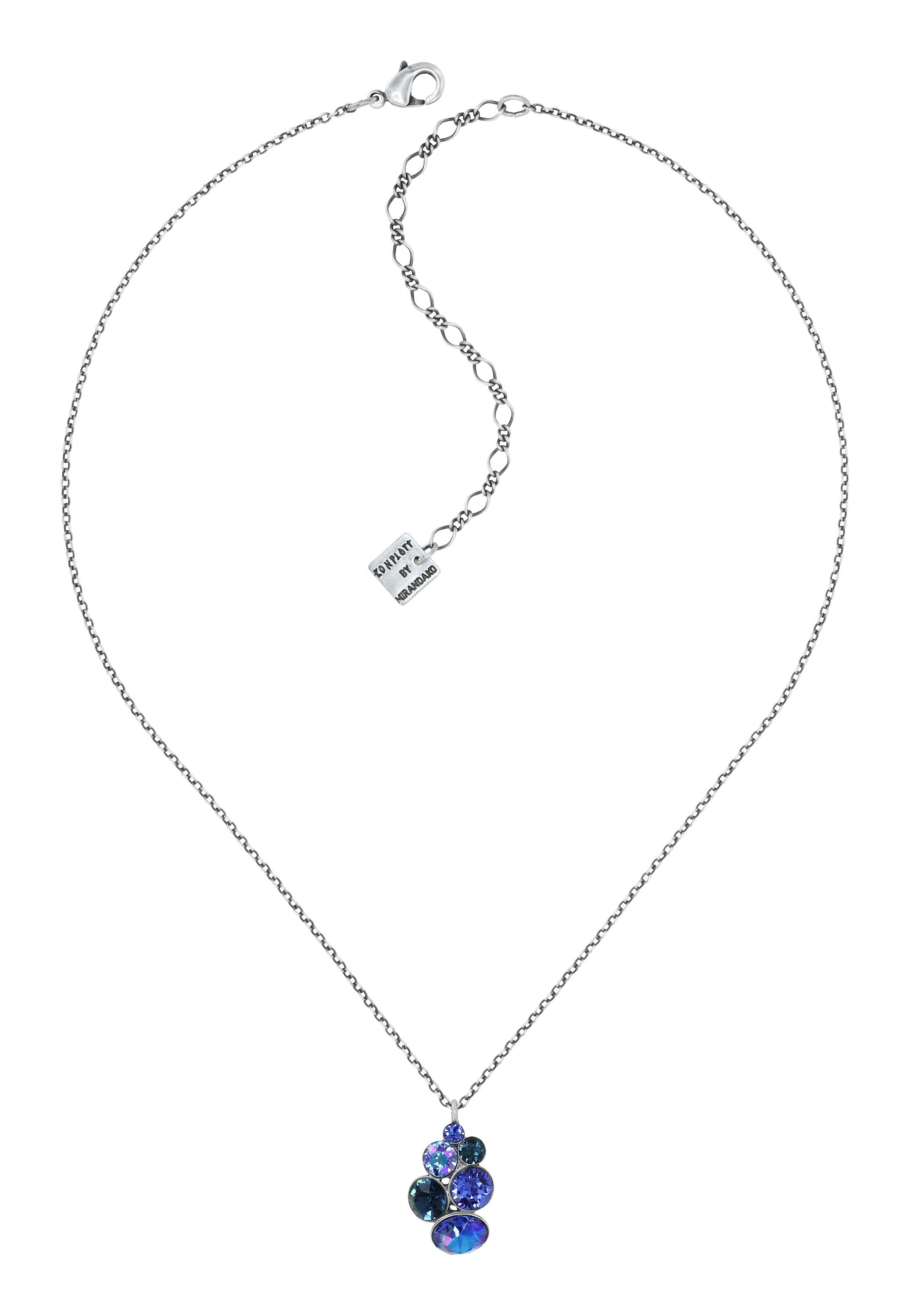 image pour Collier pendant Petit Glamour Bleu  