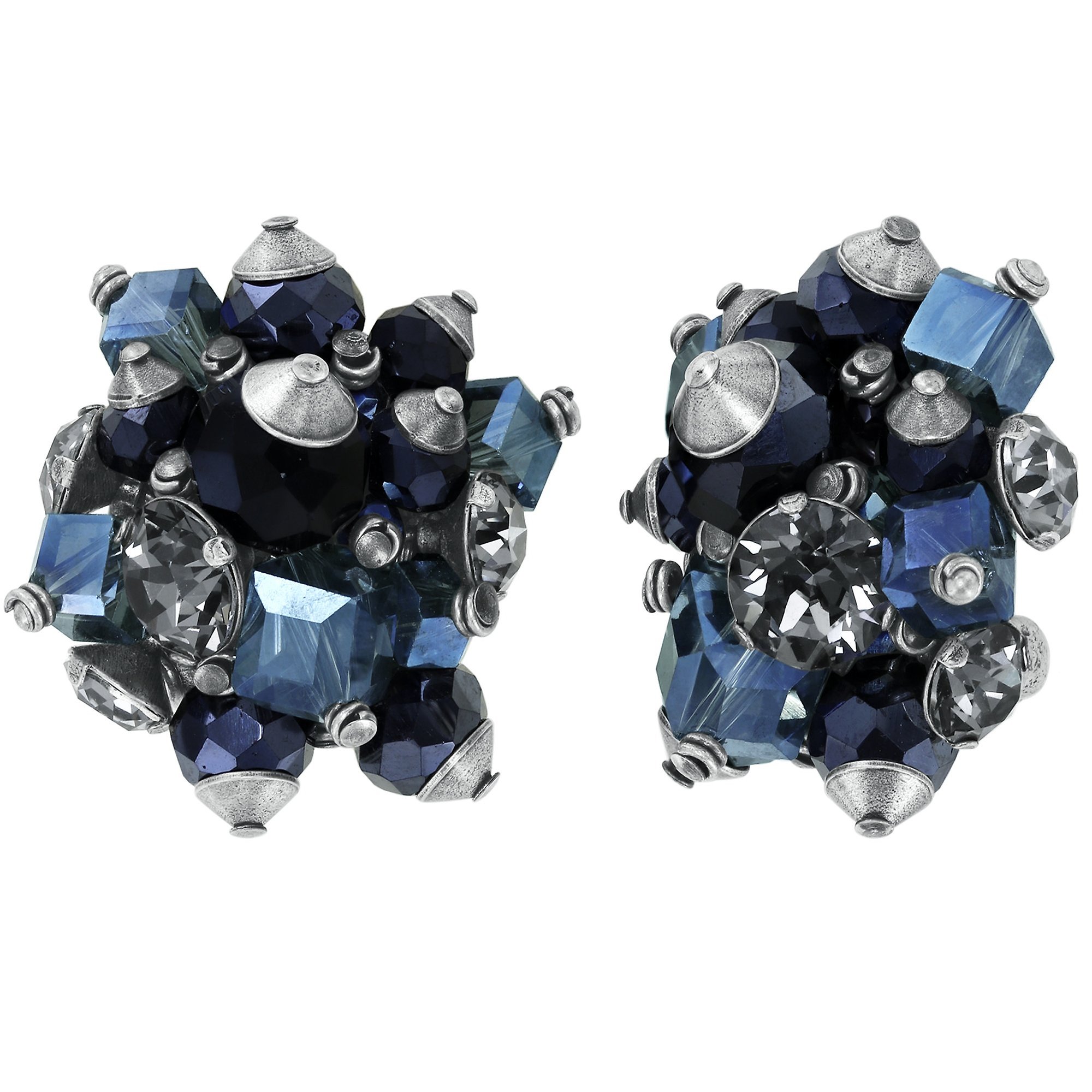 image pour Boucles d'oreilles Clip Indian Summer Noir  