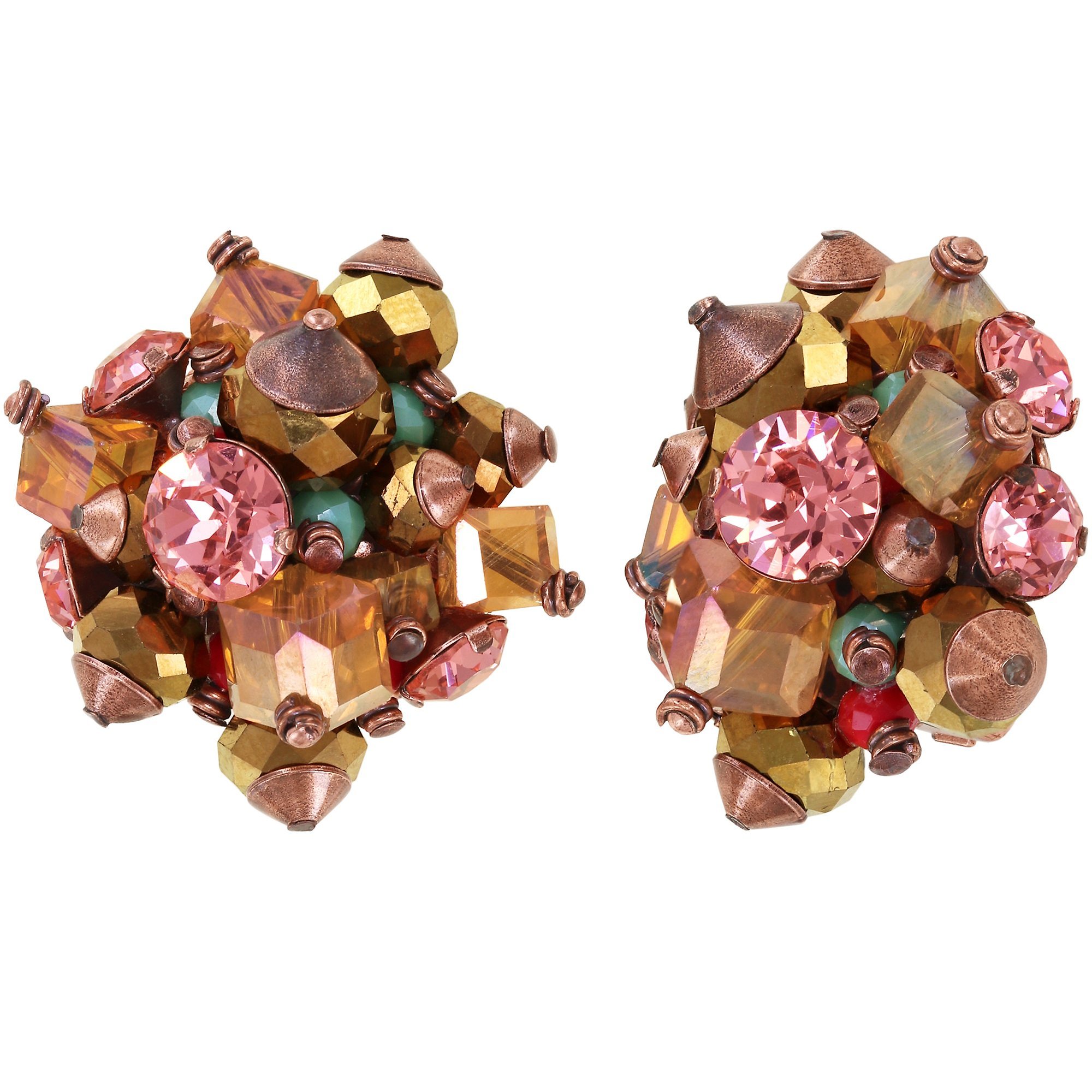 image pour Boucles d'oreilles Clip Indian Summer Orange  