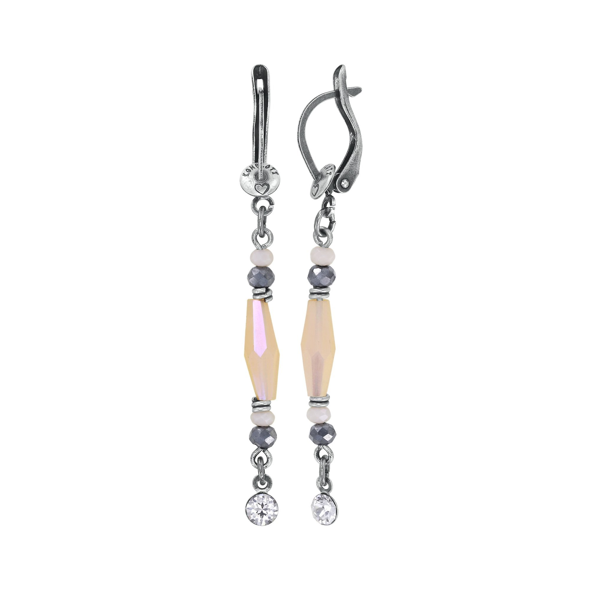 image for Earring Dangling Indian Summer White  