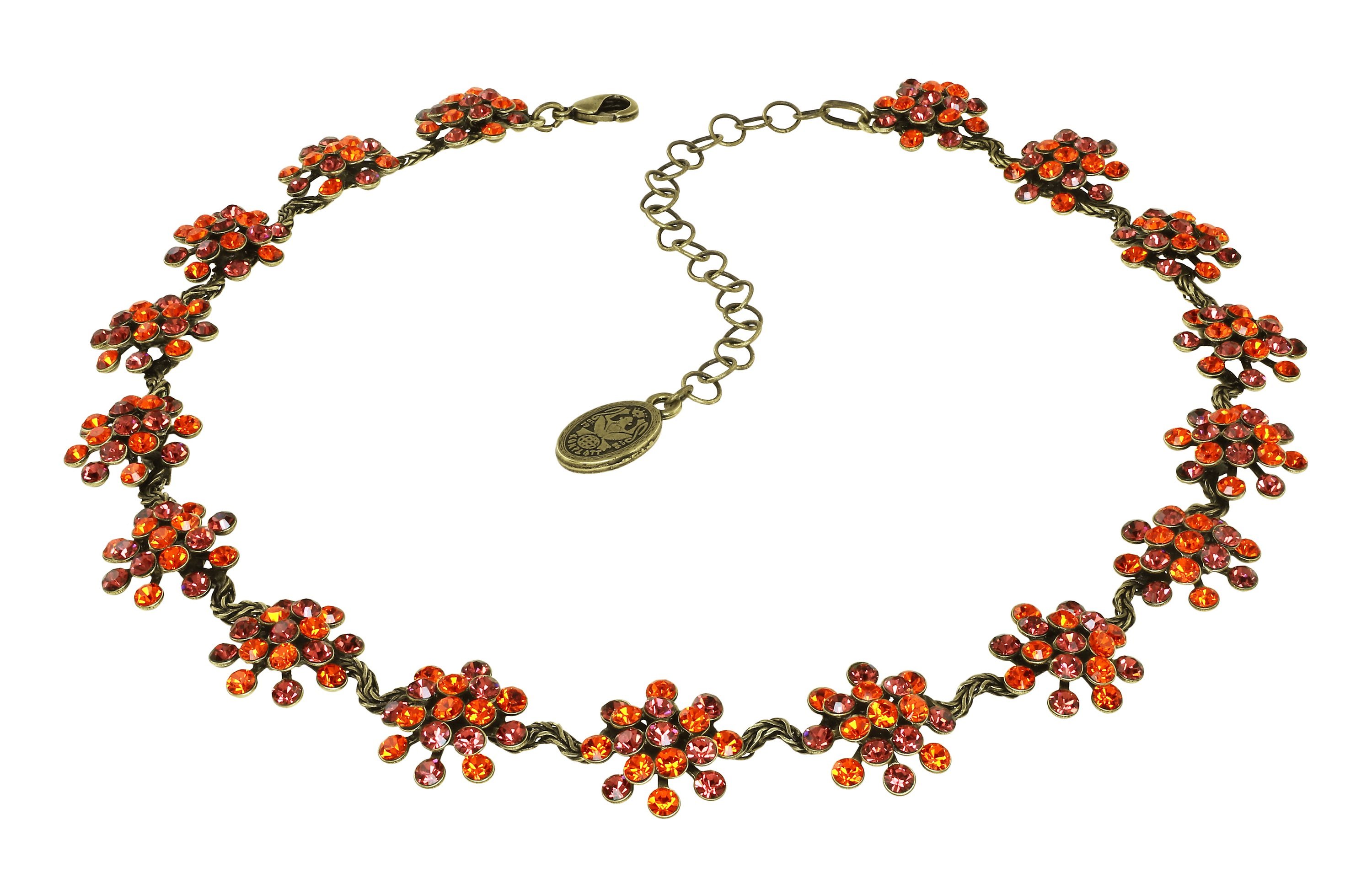 Bild für Halskette Collier Magic Fireball Korallenfarbig / Orange  mini