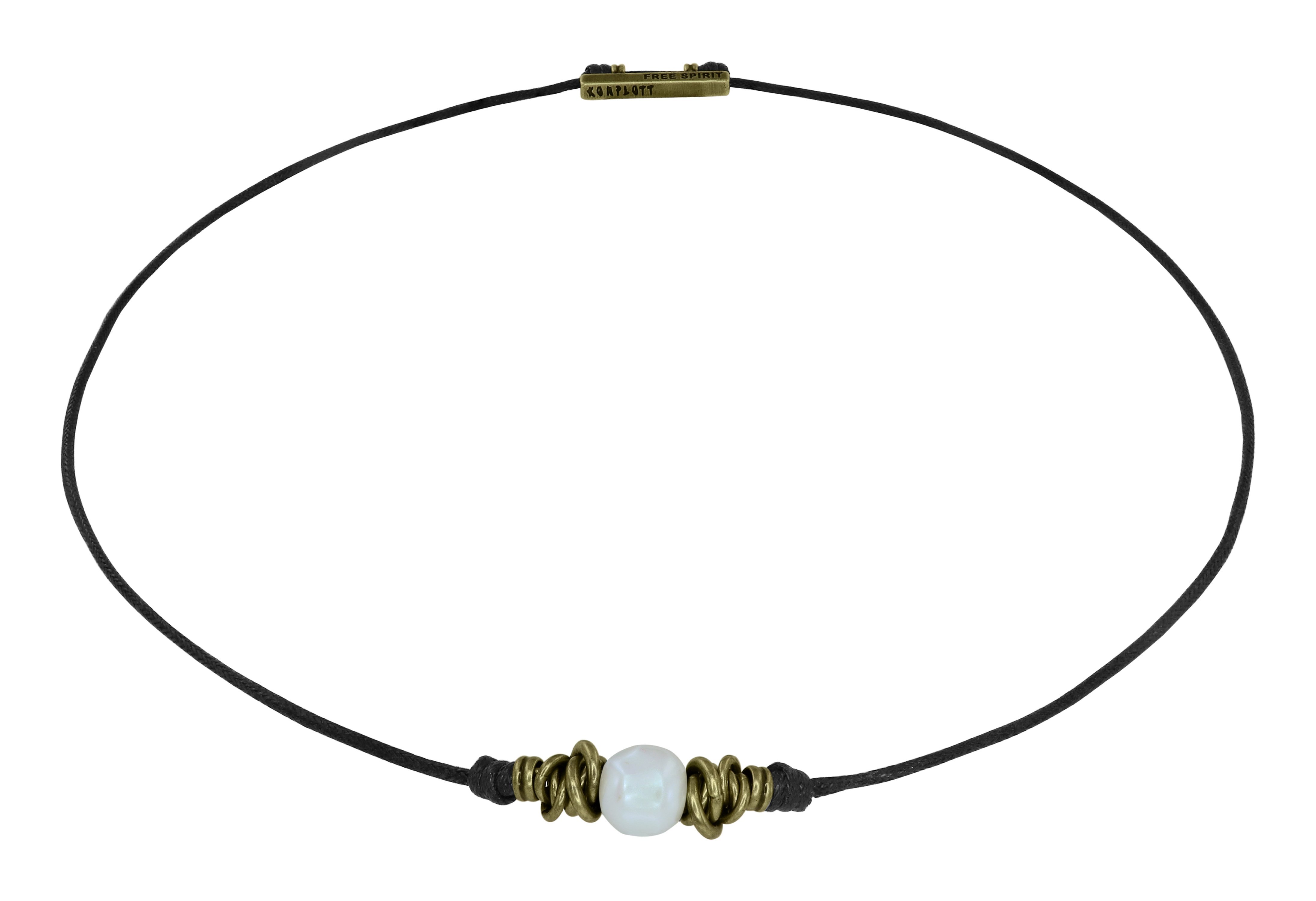 image for Necklace Knot Free Spirit White  