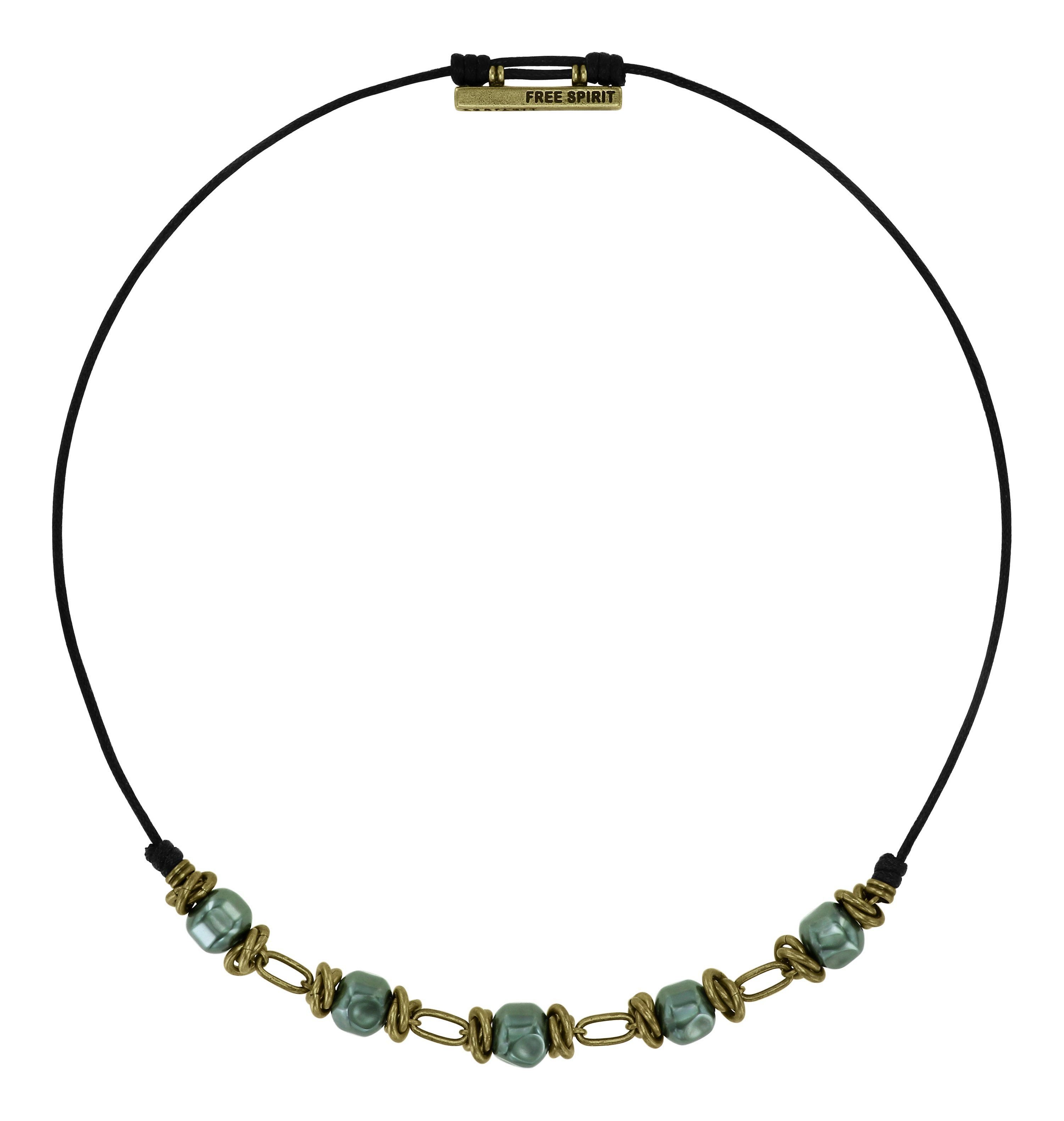 image pour Collier nœud Free Spirit Vert  