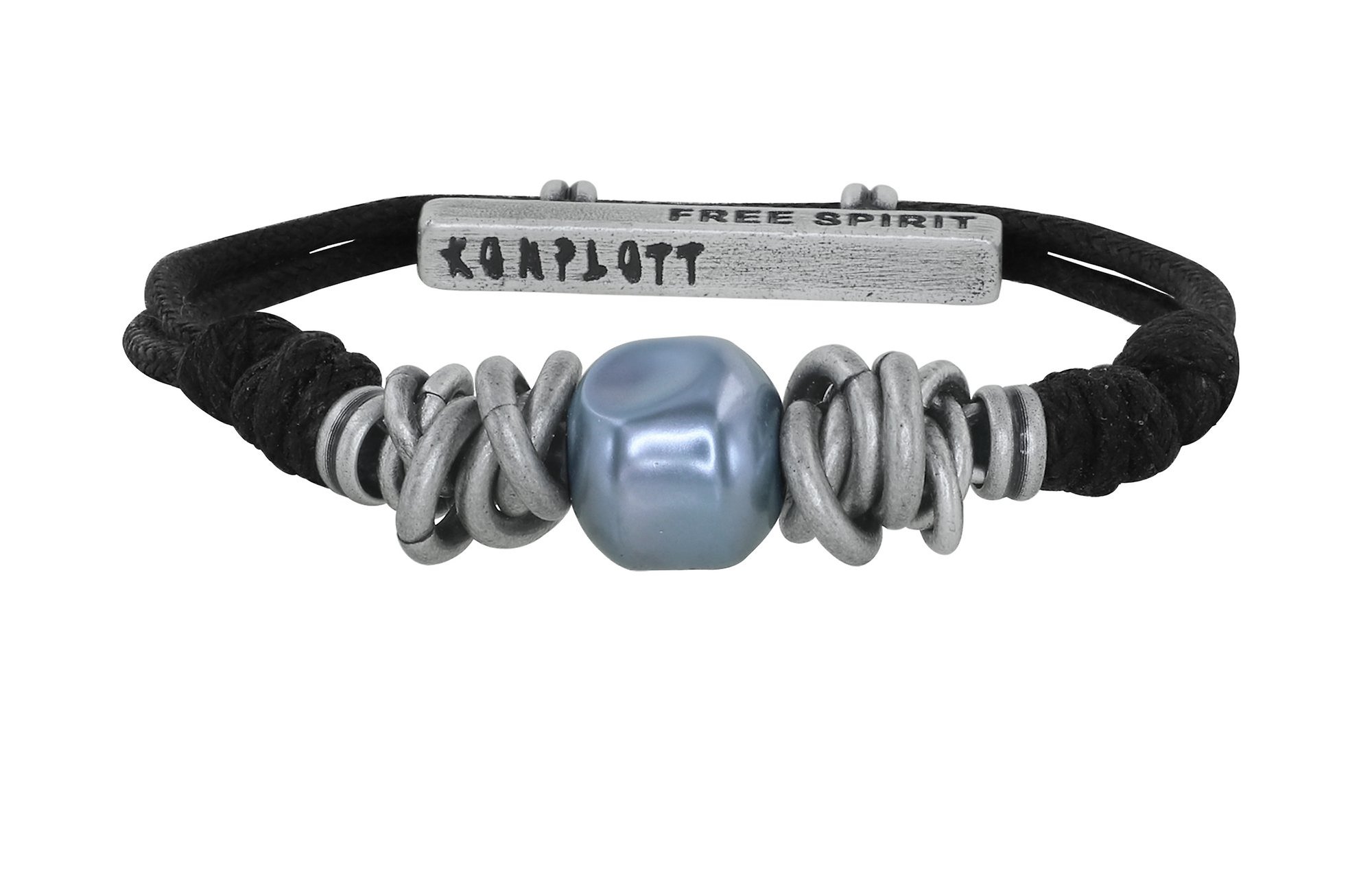 Bild für Armband Knoten Free Spirit Blau  