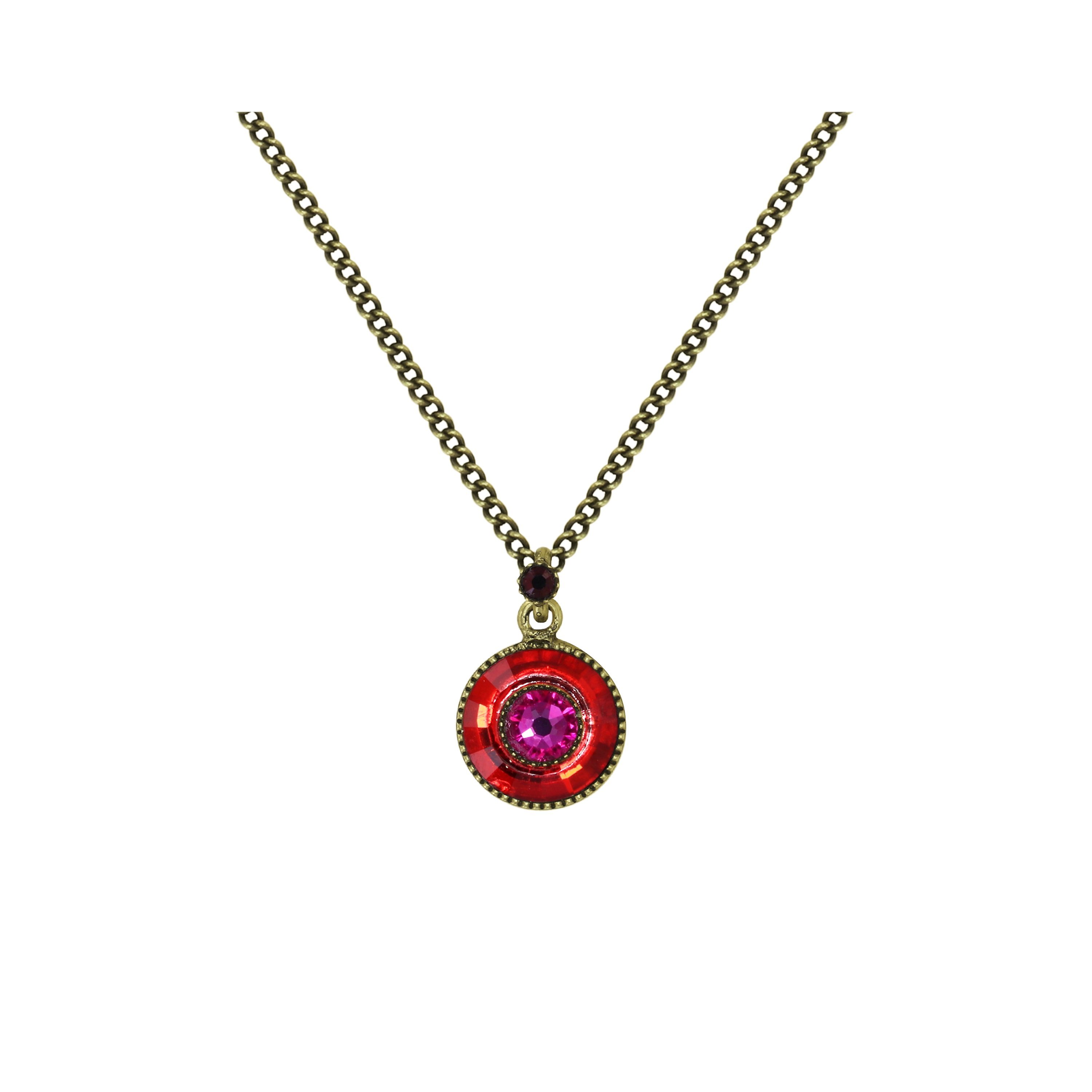image pour Collier pendant Donutissima Rouge  