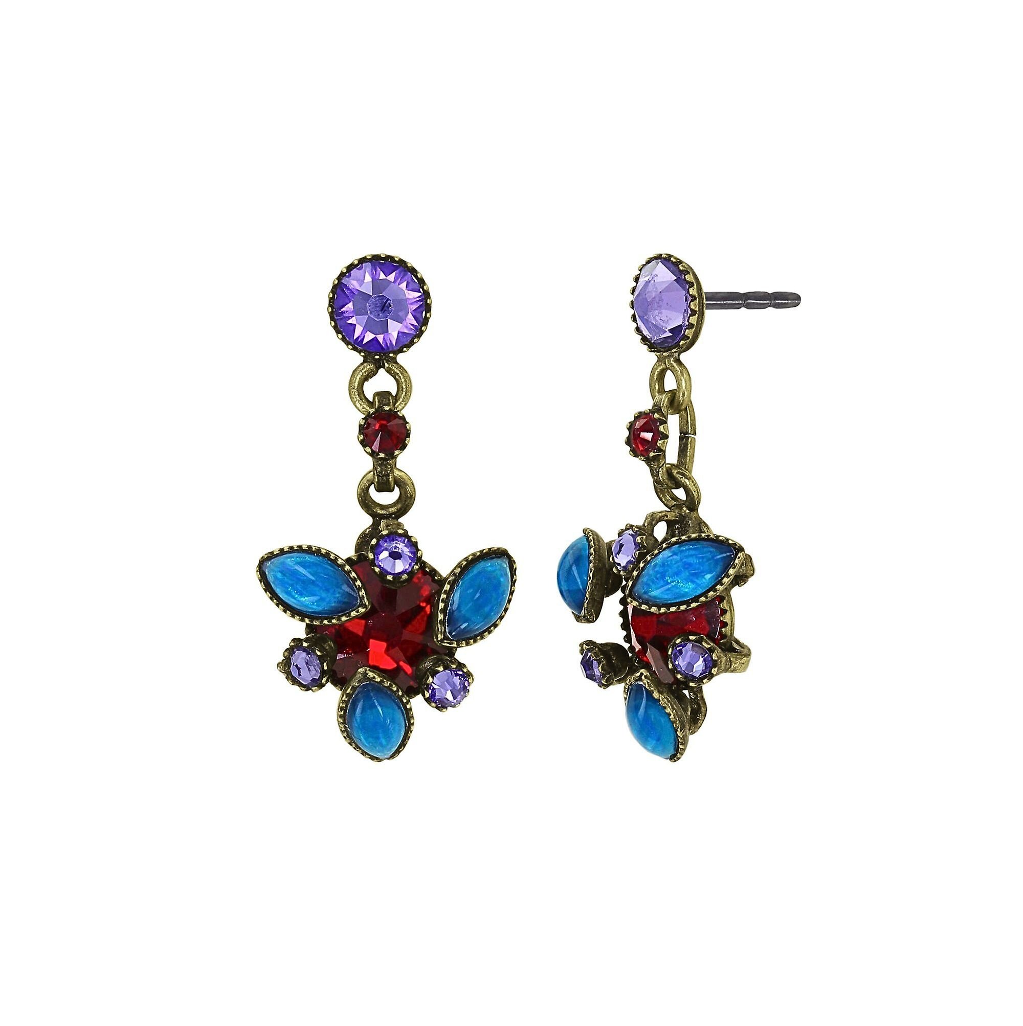 image for Earring Stud Dangling Alien Anemone Multi  size XS
