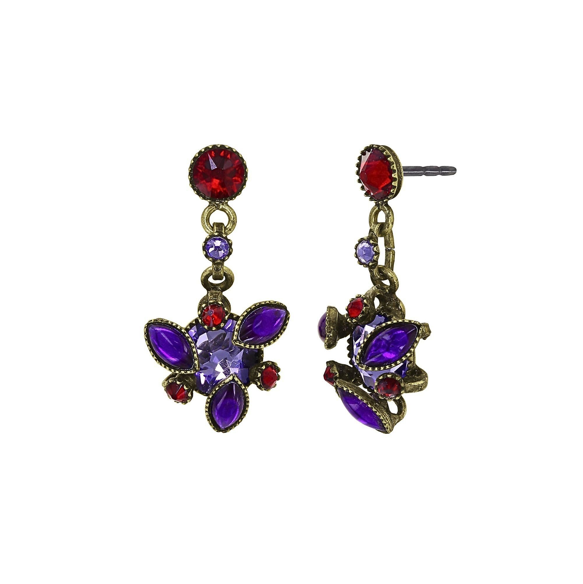 image for Earring Stud Dangling Alien Anemone Multi  size XS