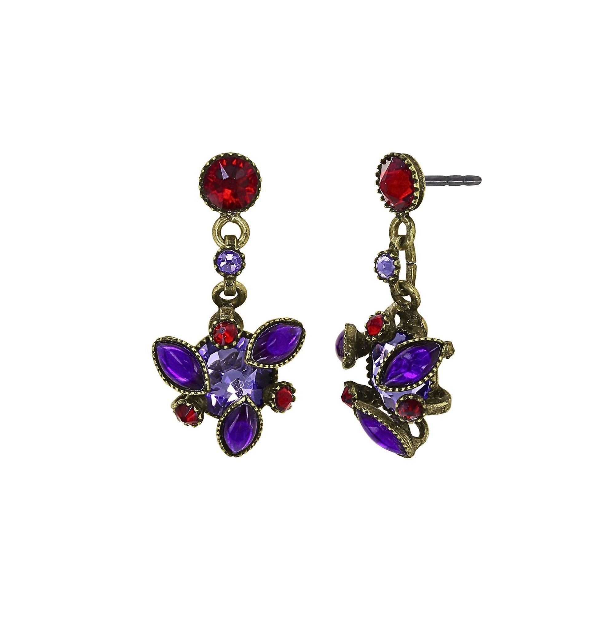 Bild für Ohrstecker baumelnd Alien Anemone Multi  size XS