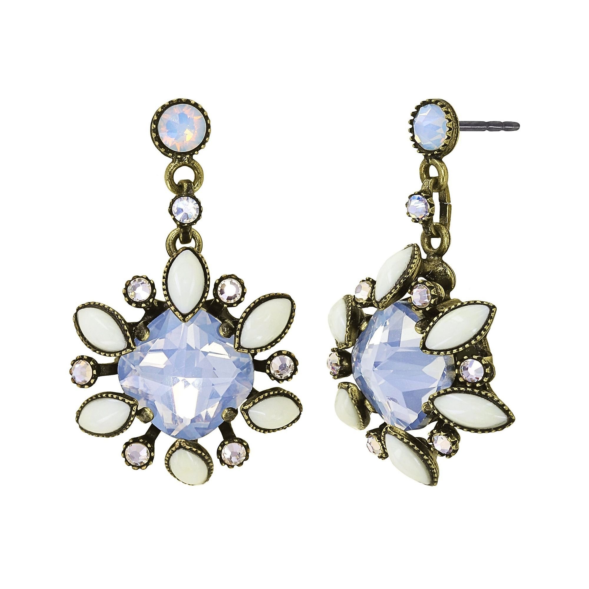 image for Earring Stud Dangling Alien Anemone White  size S