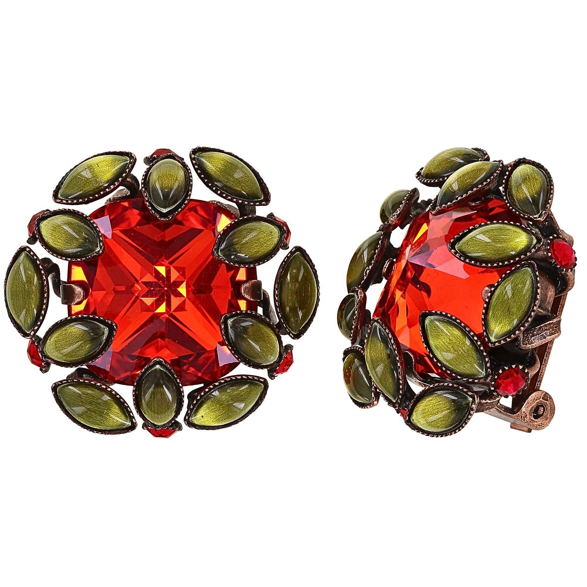 image for Earring Clip Alien Anemone Orange  size L