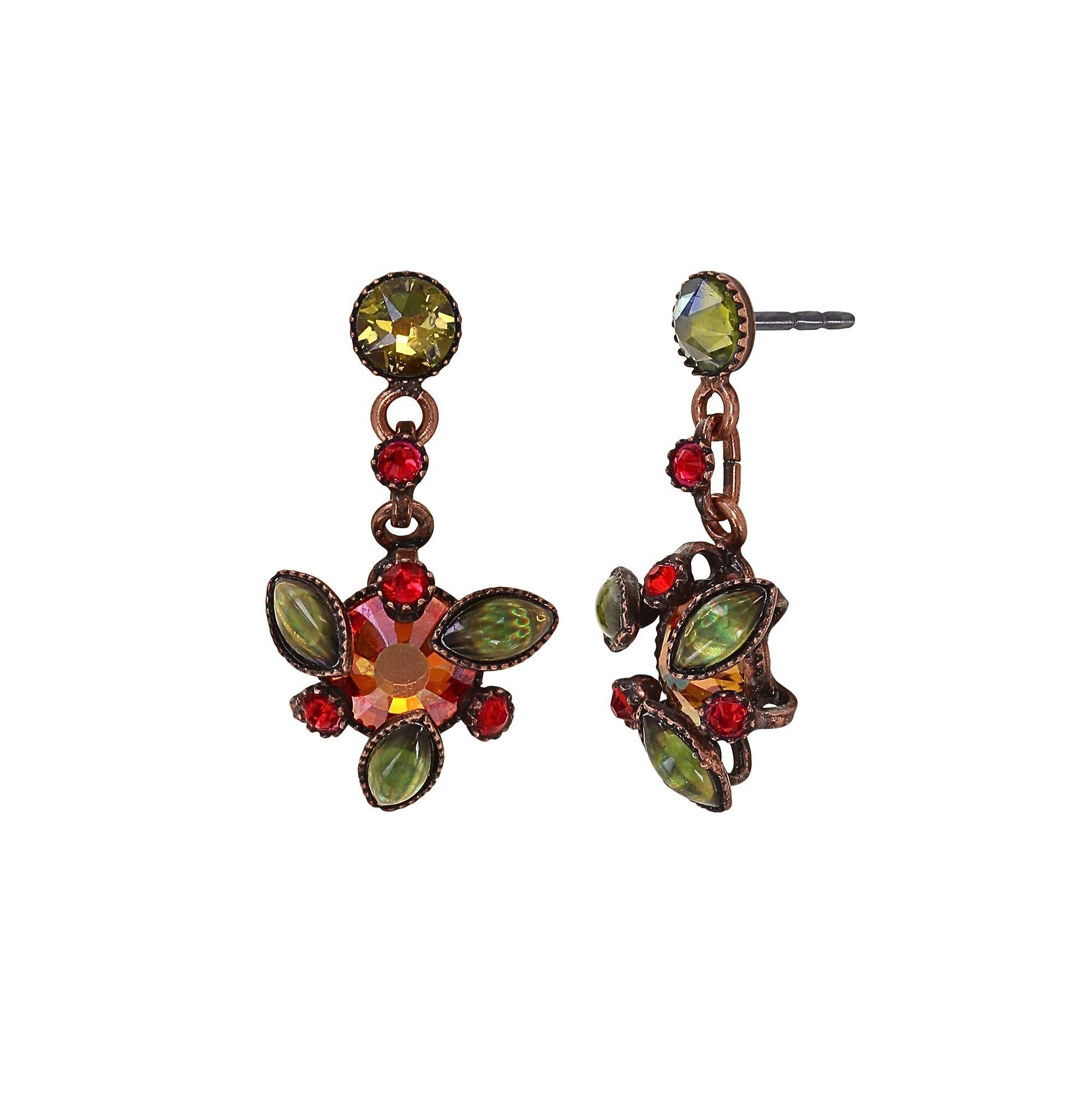 image pour Clou d'oreille pendant Alien Anemone Orange  size XS