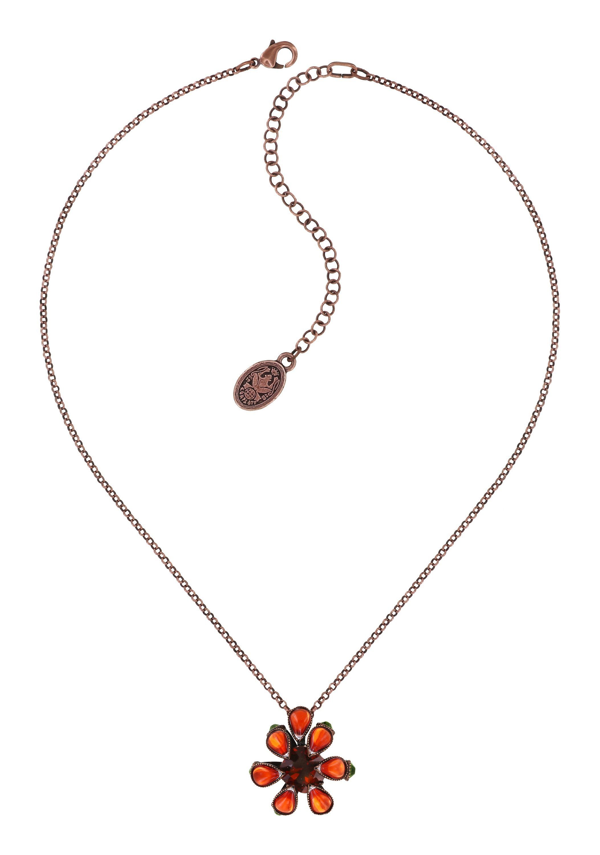 image for Necklace Pendant Alien Anemone Orange  size M