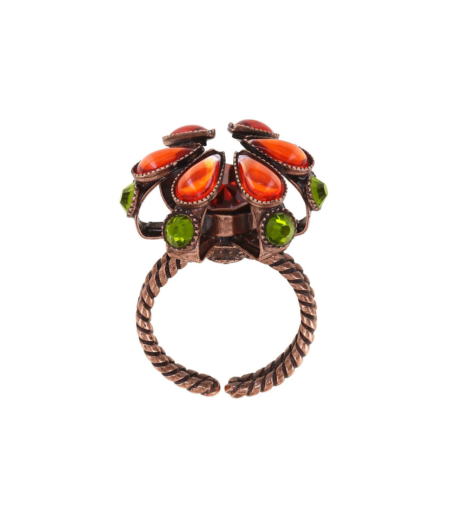 image pour Anneau Alien Anemone Orange  size M