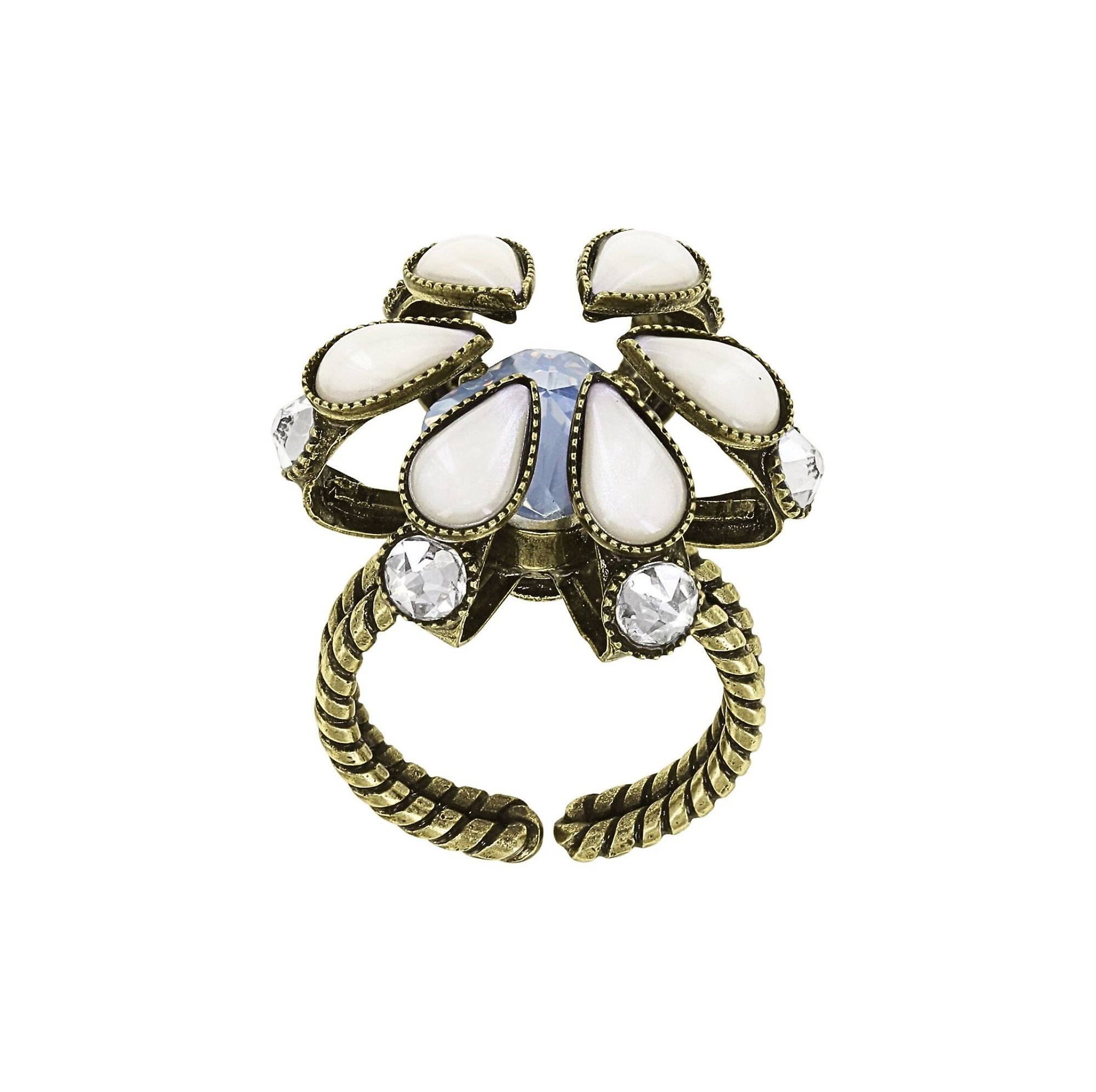 image pour Anneau Alien Anemone Blanc  size M