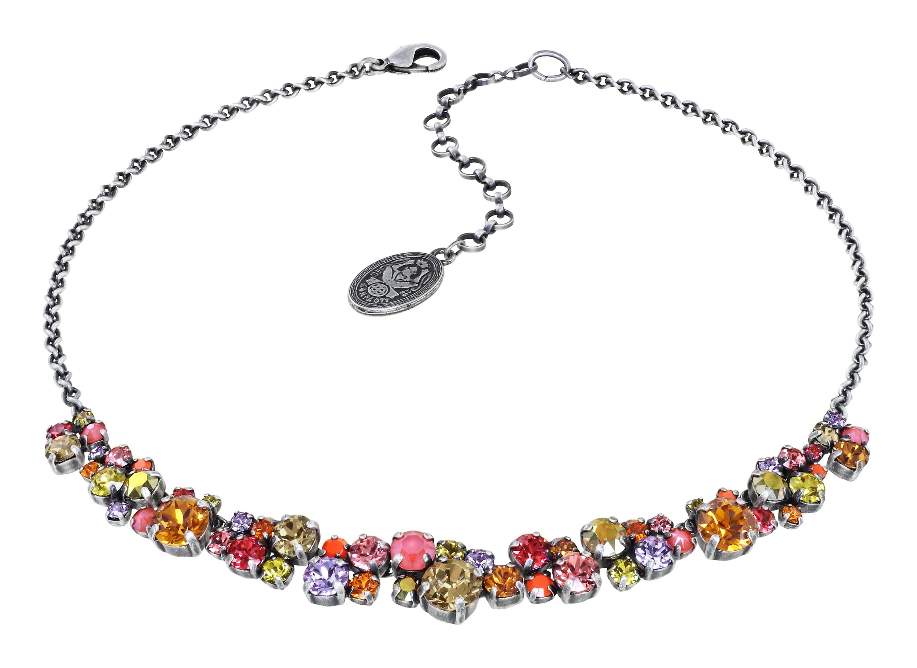 image for Necklace Ballroom Classic Glam Brown / Orange  