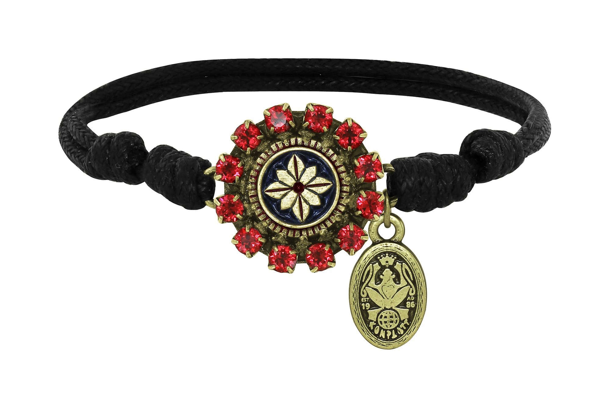 image pour Bracelet Medallion Glam Rouge  size XS