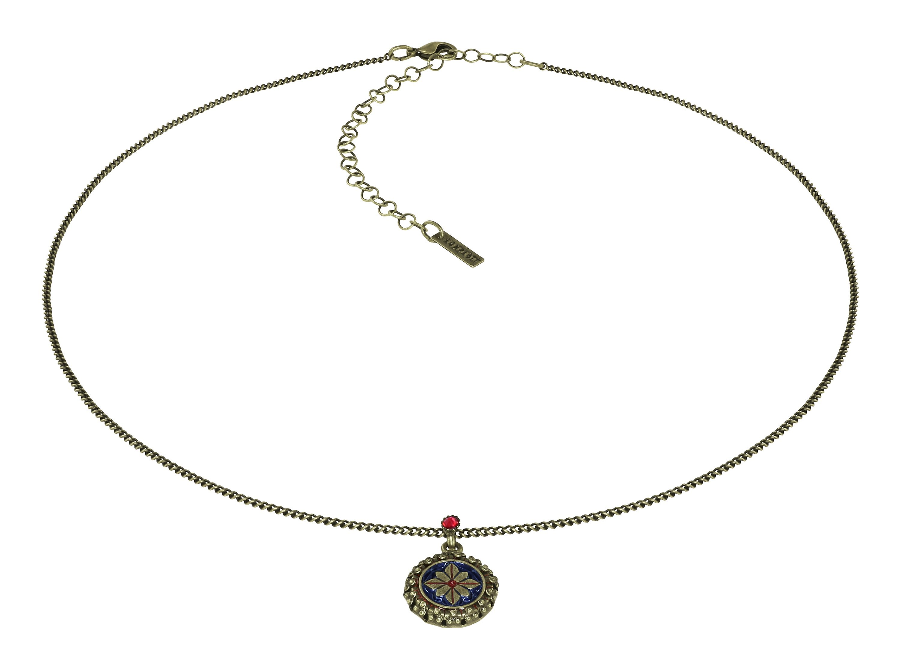 Bild für Halskette mit Anh&auml;nger Medallion Glam Rot  size XS