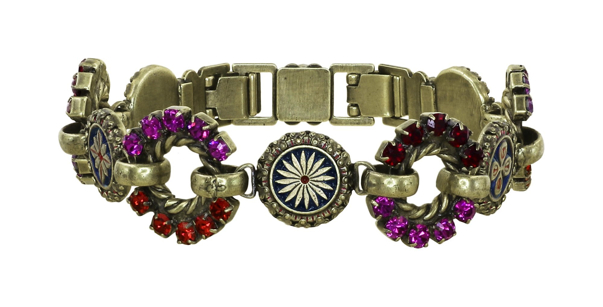 Bild für Armband Medallion Glam Rot  size XS